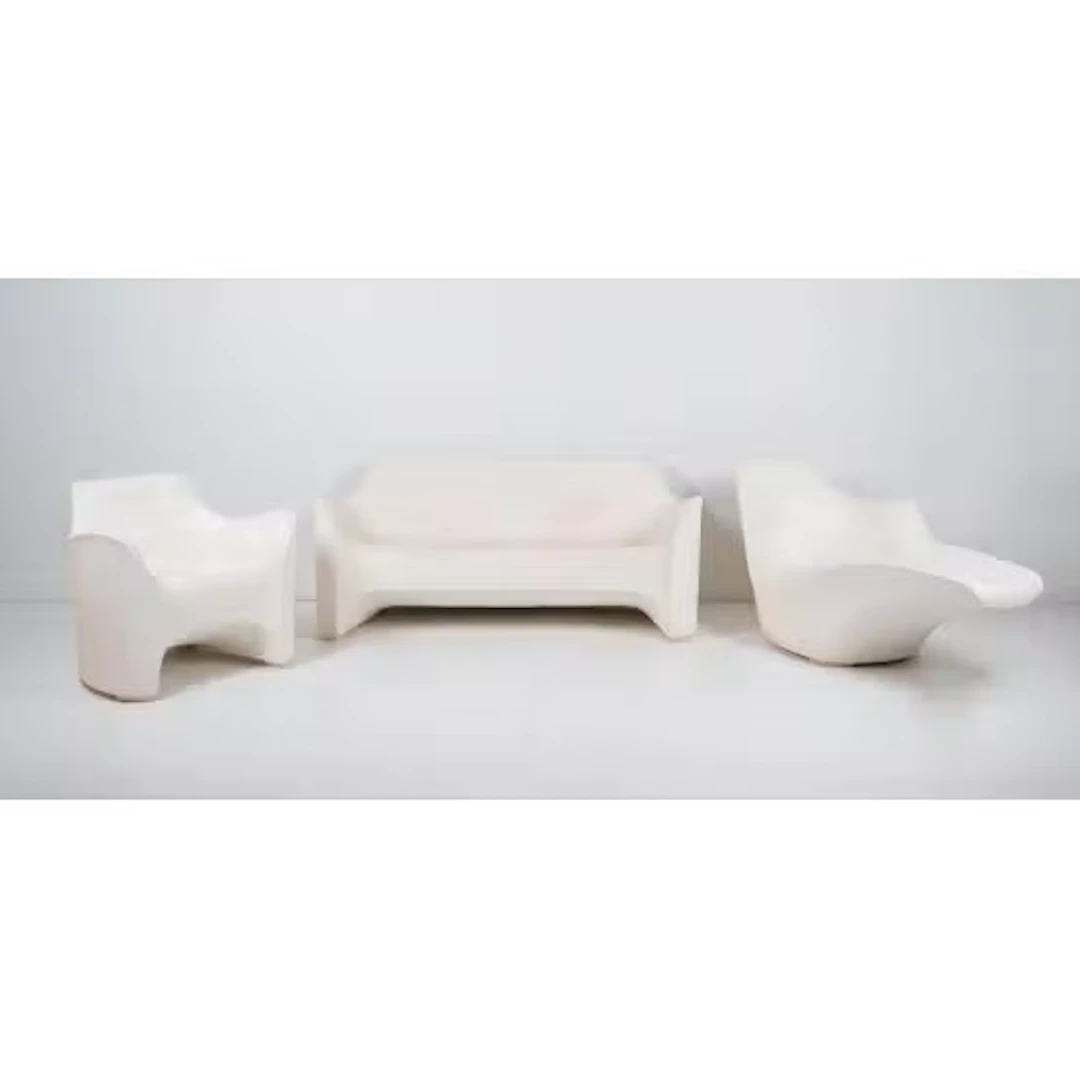 TOKUJIN YOSHIOKA, Divano, poltrona e chaise longue