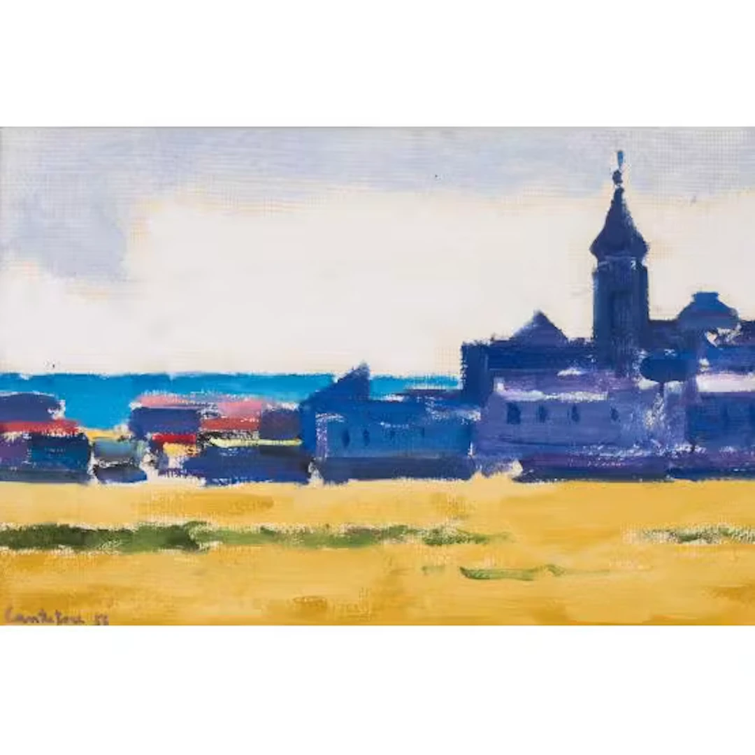 DOMENICO CANTATORE, Olio su tela