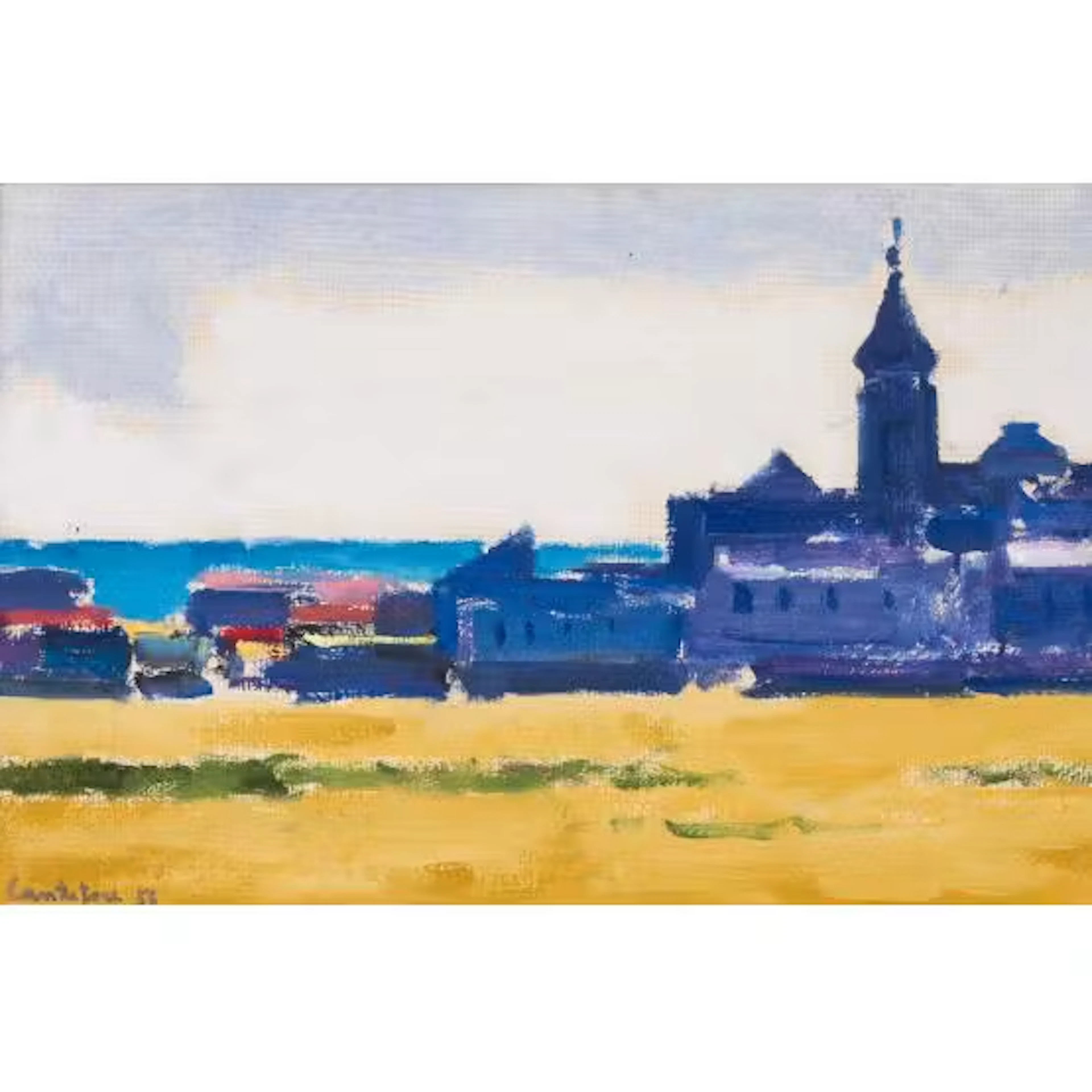 DOMENICO CANTATORE, Olio su tela