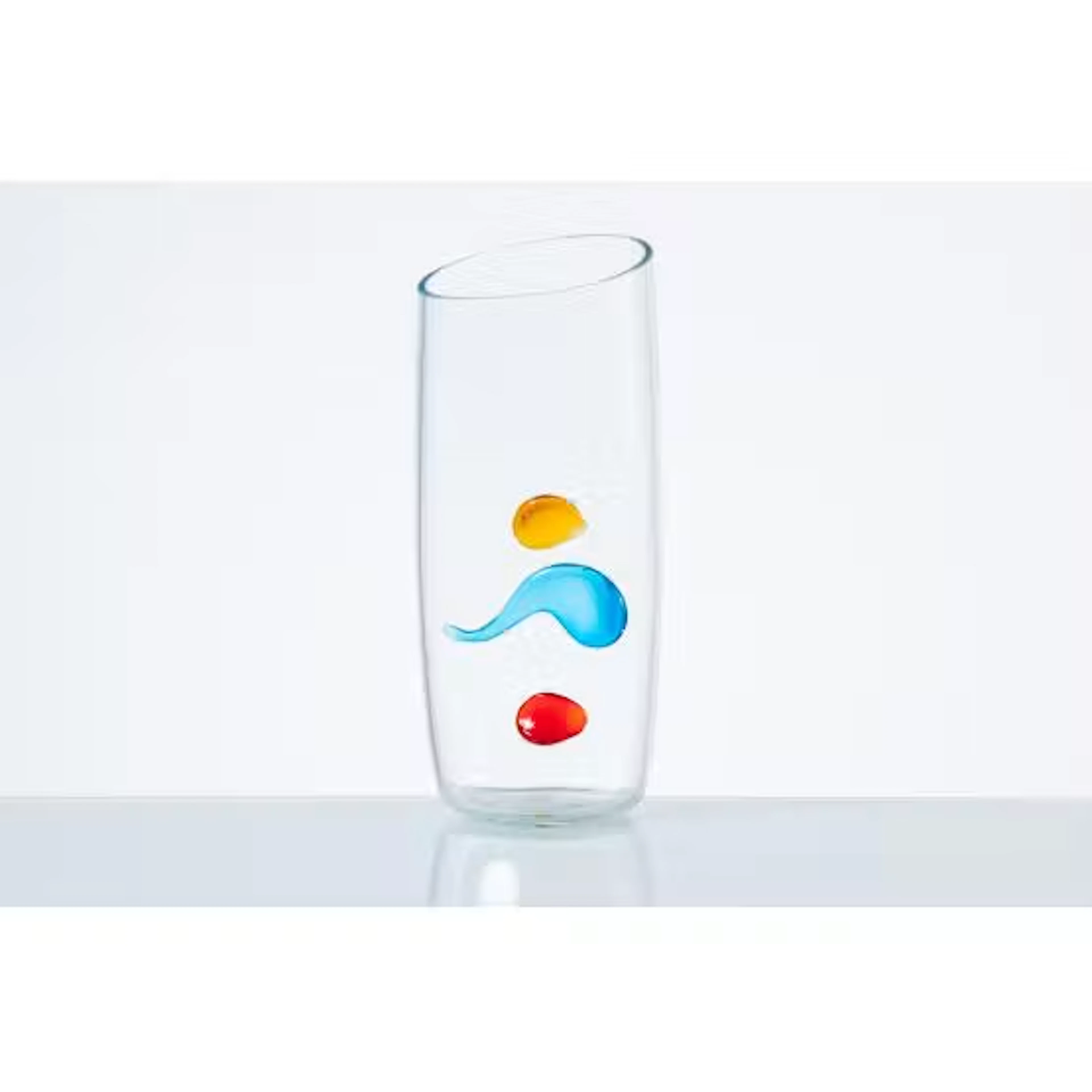 ALFREDO BARBINI, Vaso in vetro
