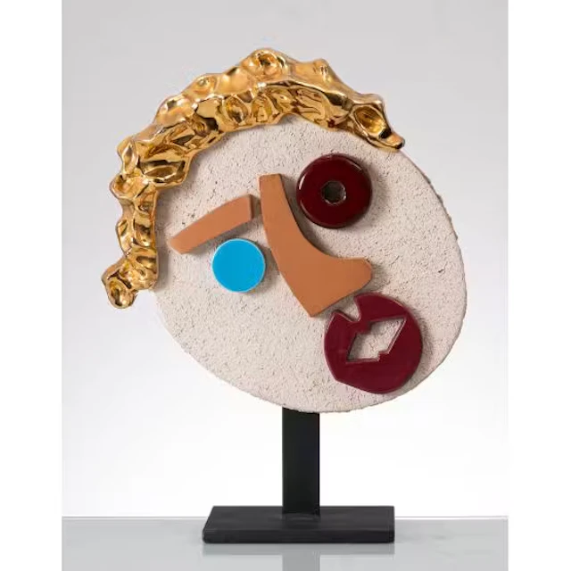 ENRICO BAJ, Scultura in materiali misti
