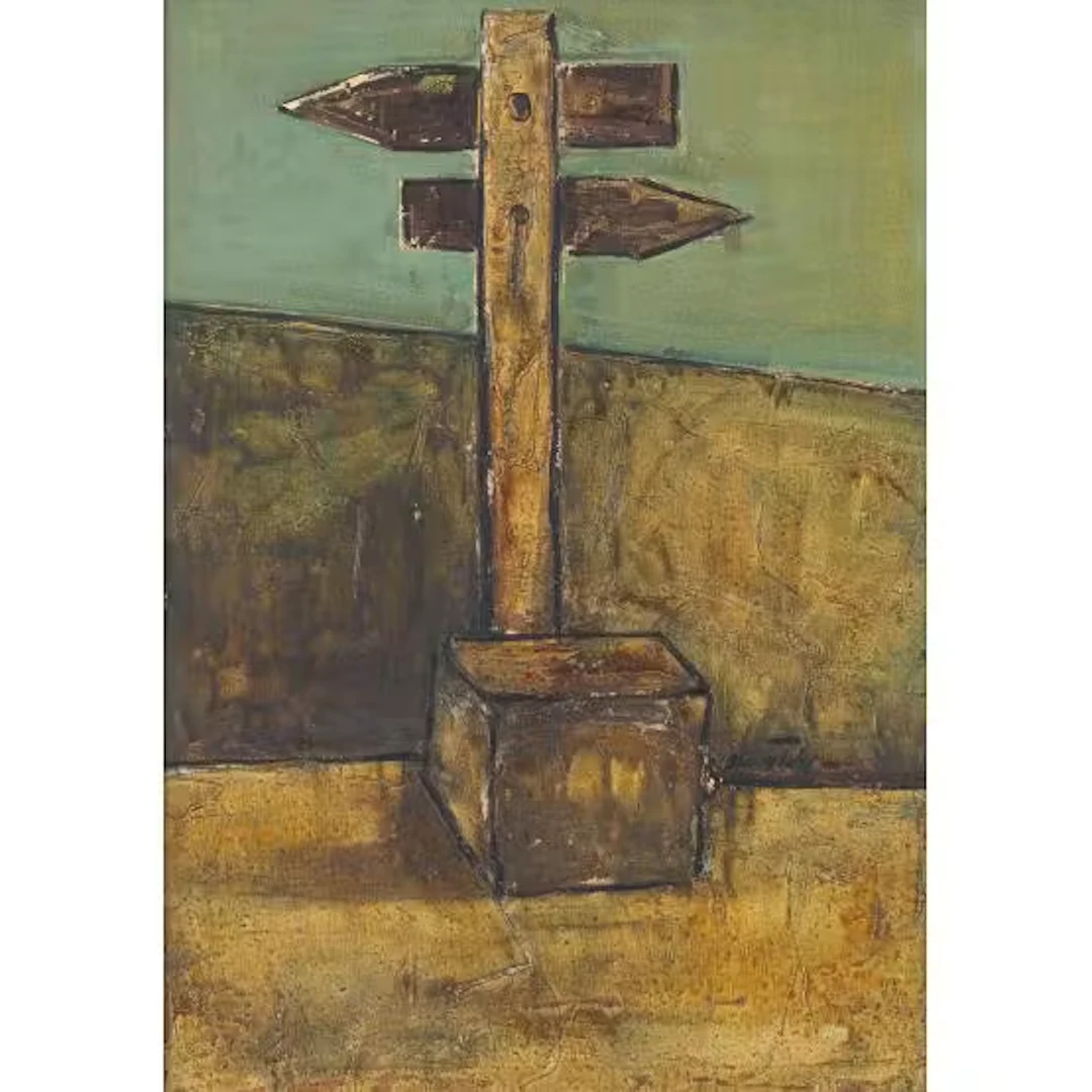 OLIVER TIHI, Olio su tela