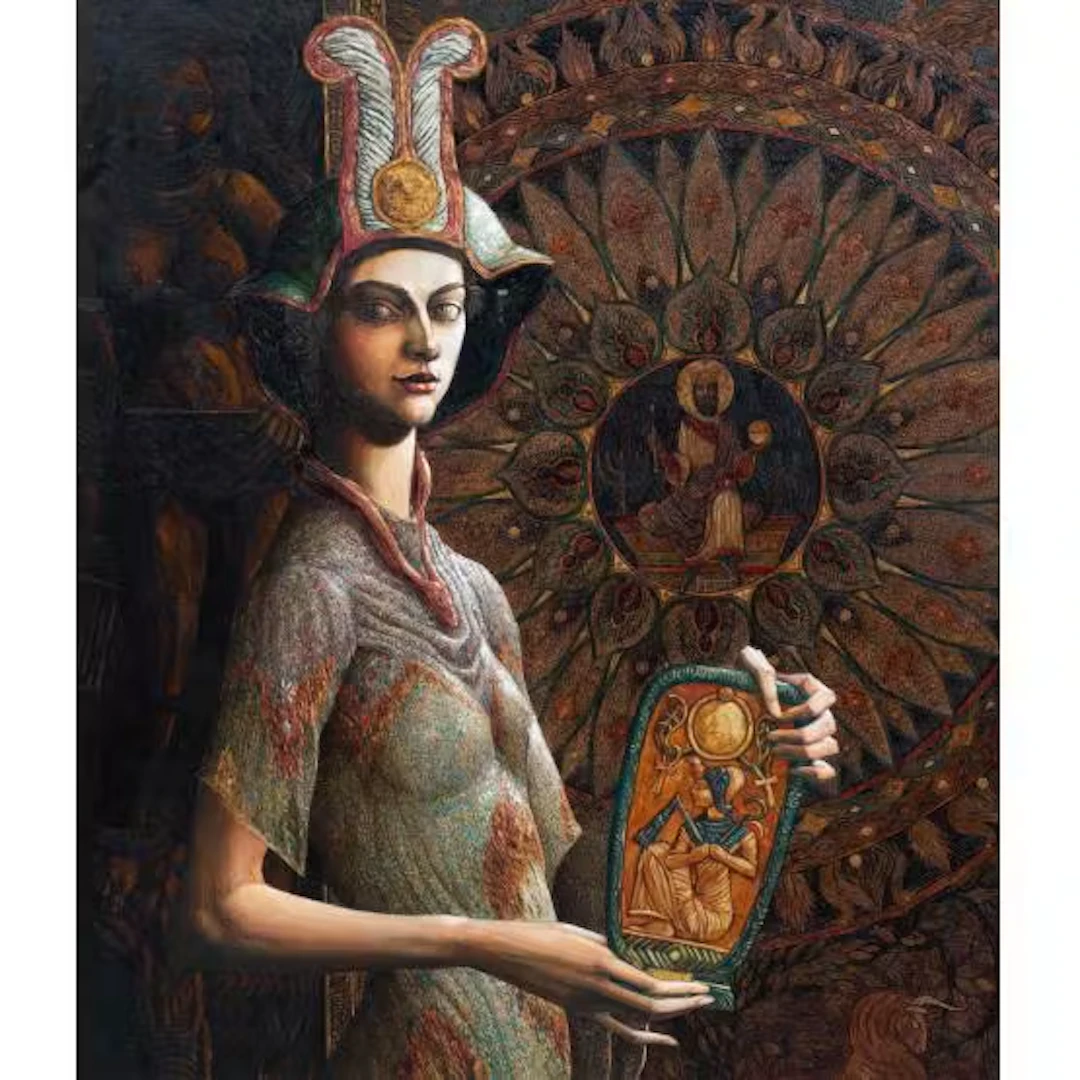 ALBERTO ABATE, Olio su tela