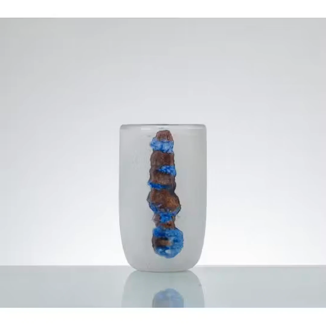 ALFREDO BARBINI, Vaso in vetro