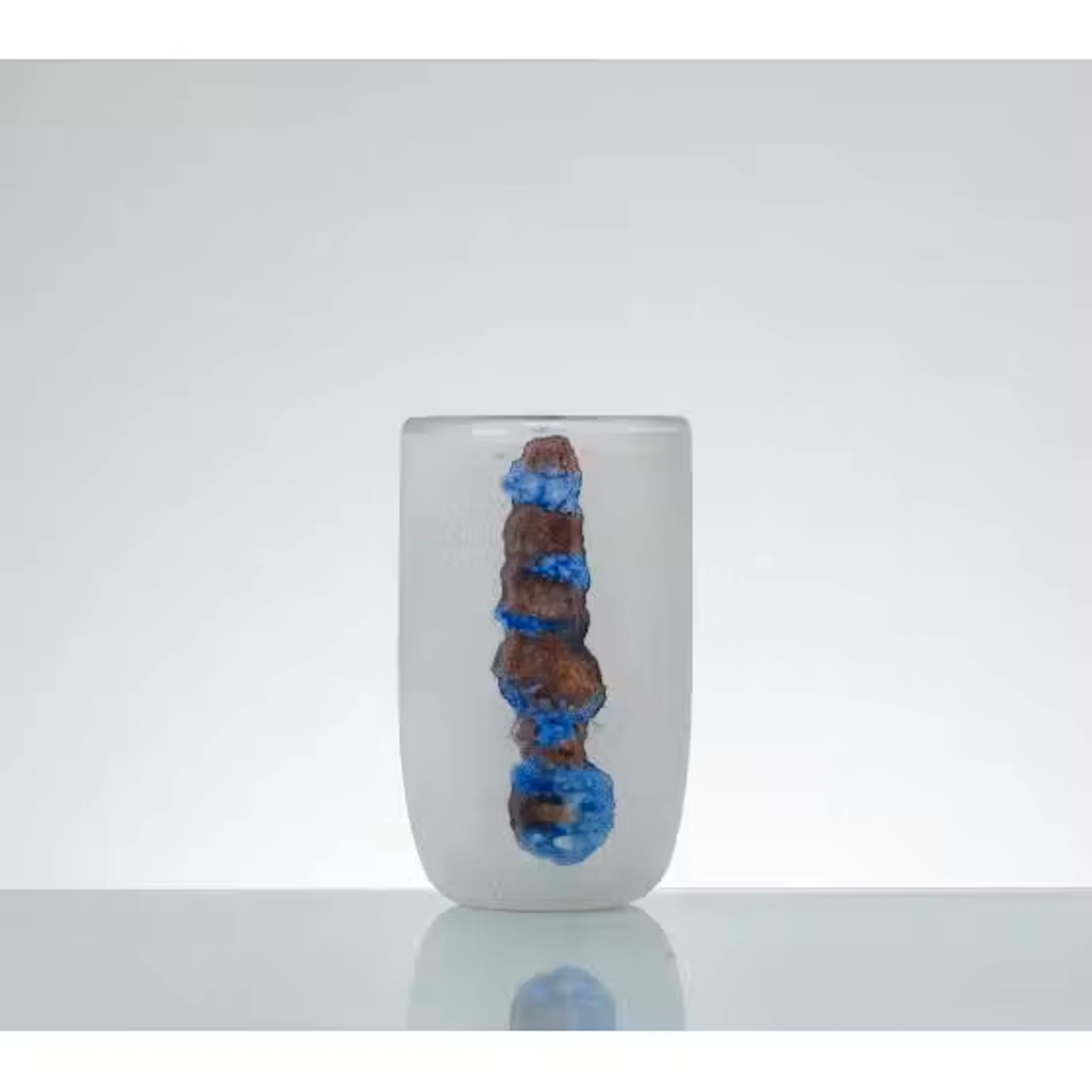 ALFREDO BARBINI, Vaso in vetro