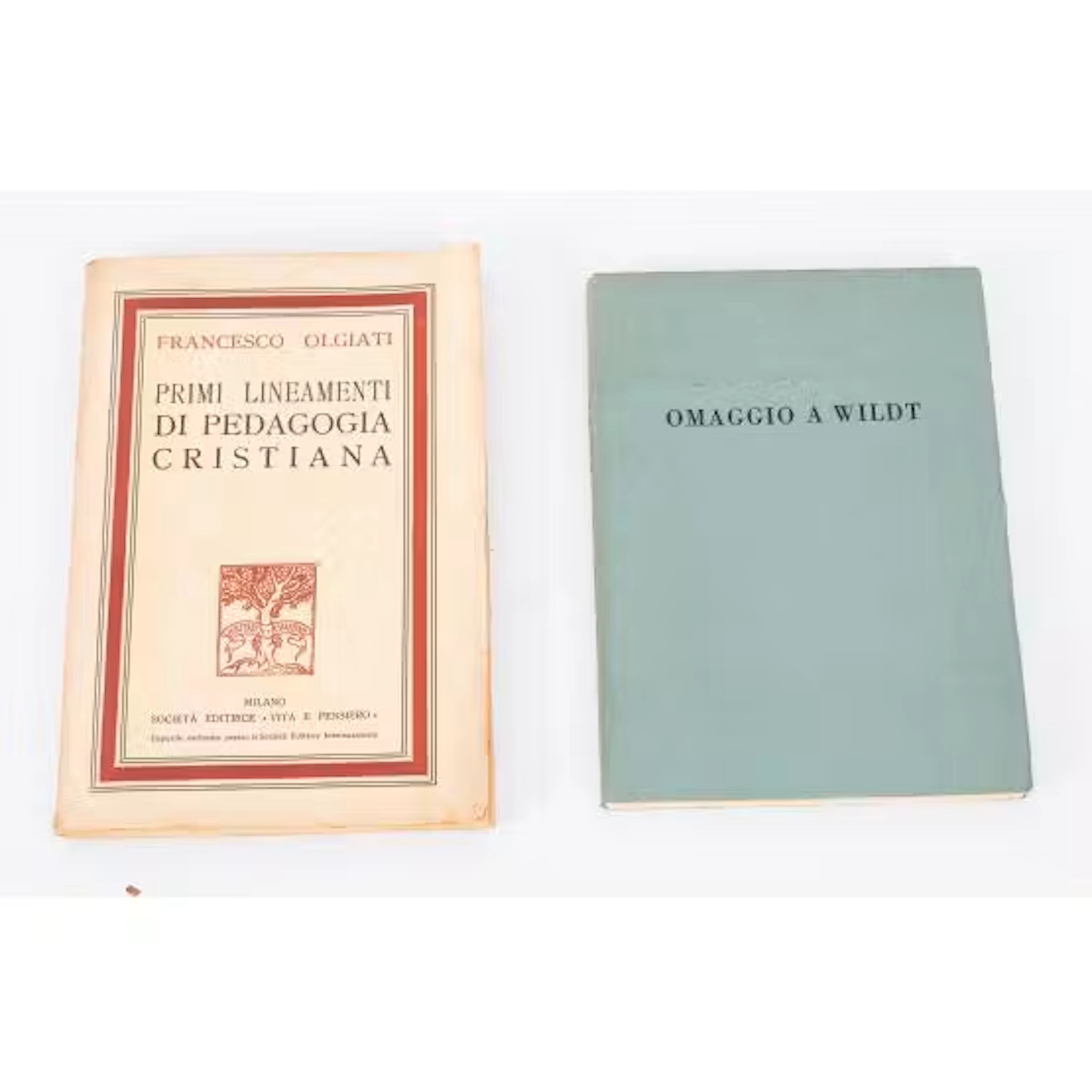 DUE VOLUMI DI VARIA DEL XX SECOLO CON EX LIBRIS DI LINA ...