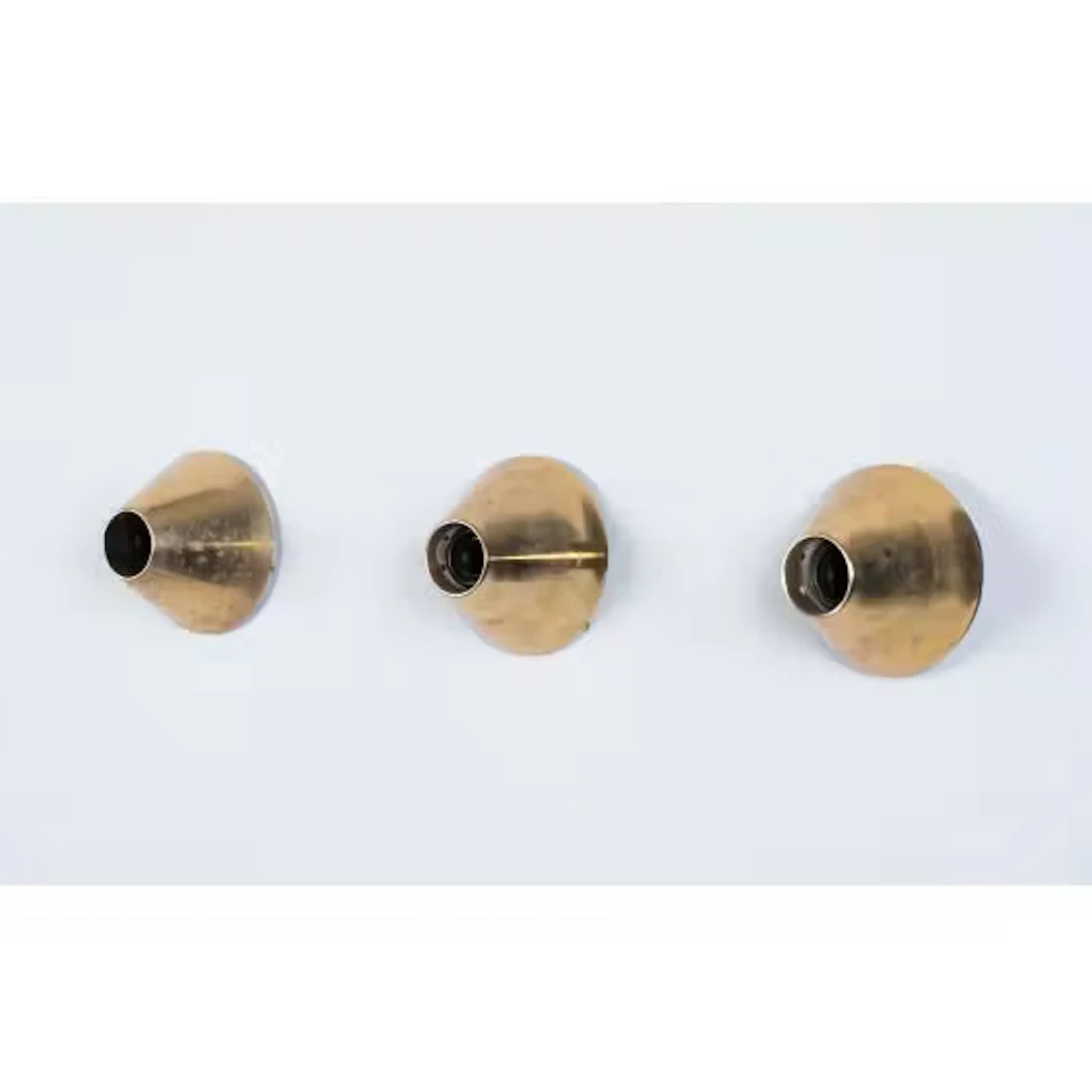 PRODUZIONE ITALIANA 1980 ca., Tre lampade da soffitto/parete