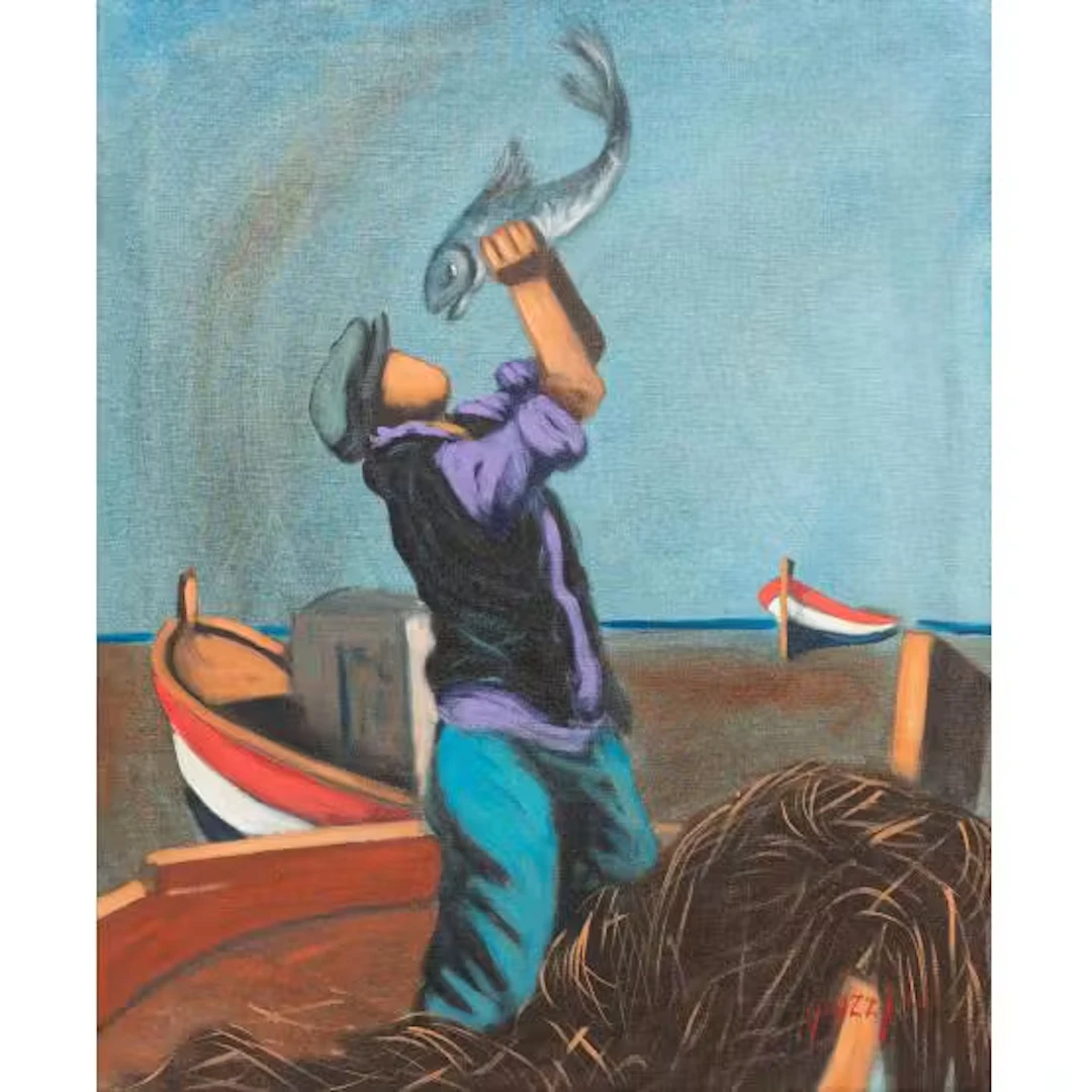 GIUSEPPE UZZACO, Olio su tela