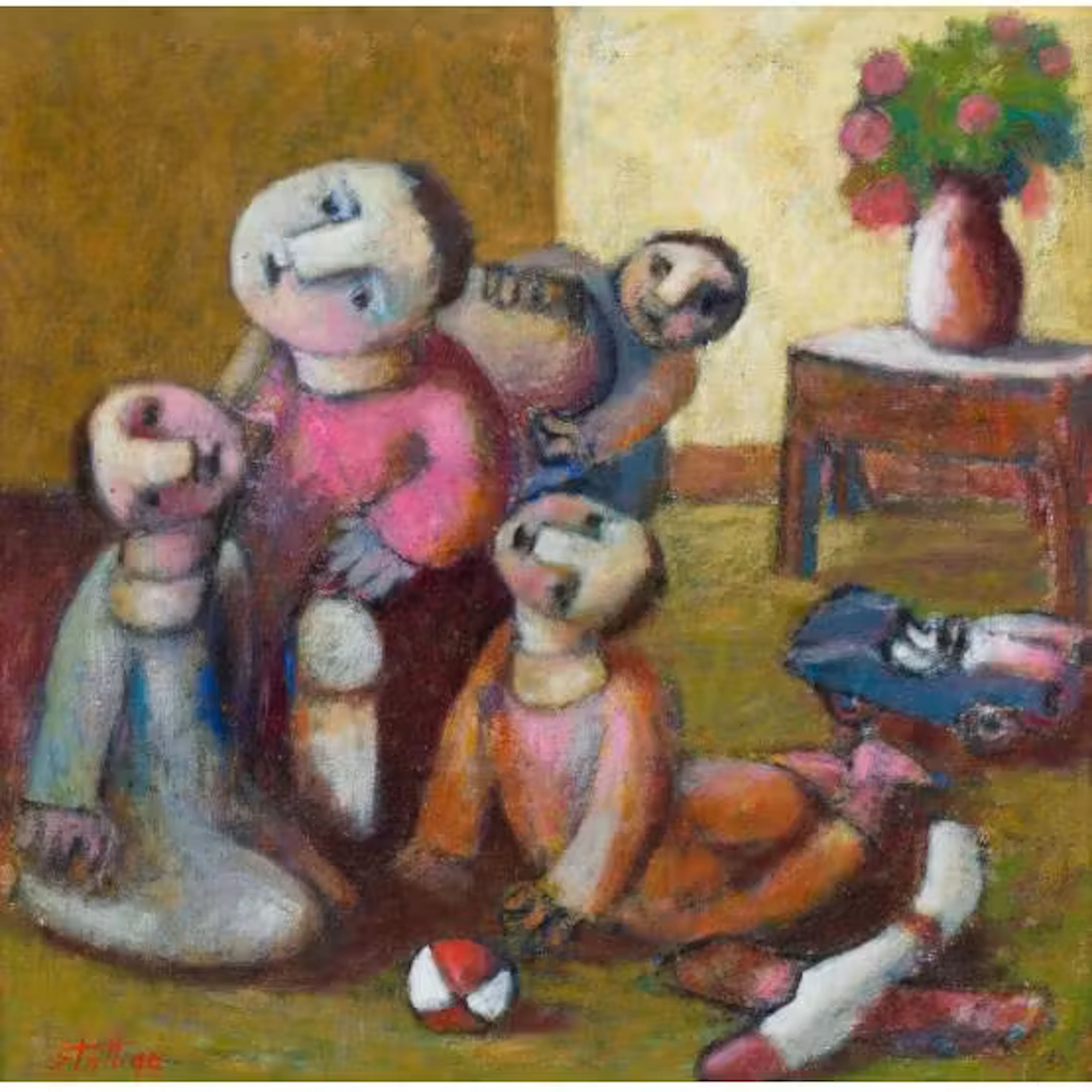 LUCIO STATTI, Olio su tavola