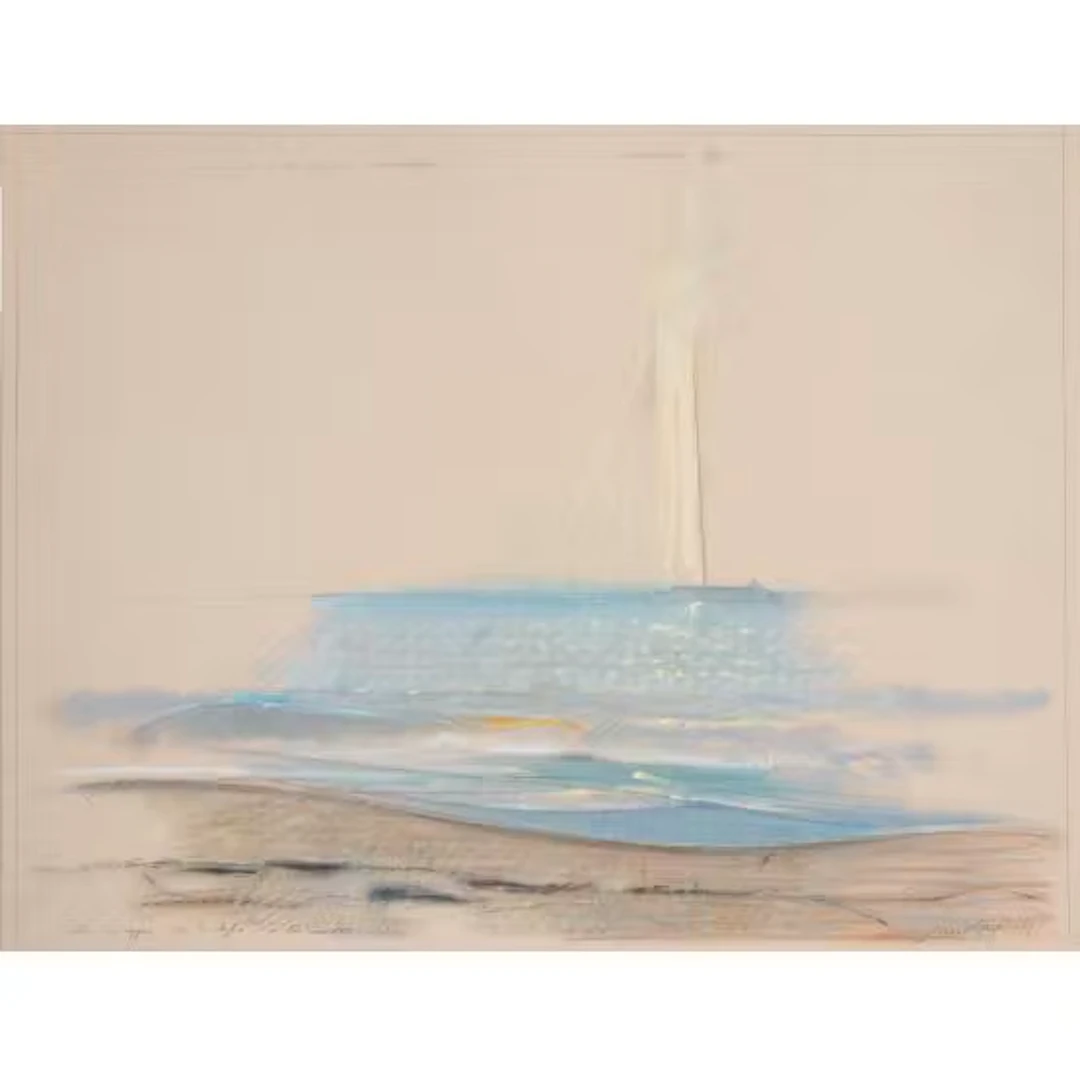 PIERO GUCCIONE, Pastello su carta