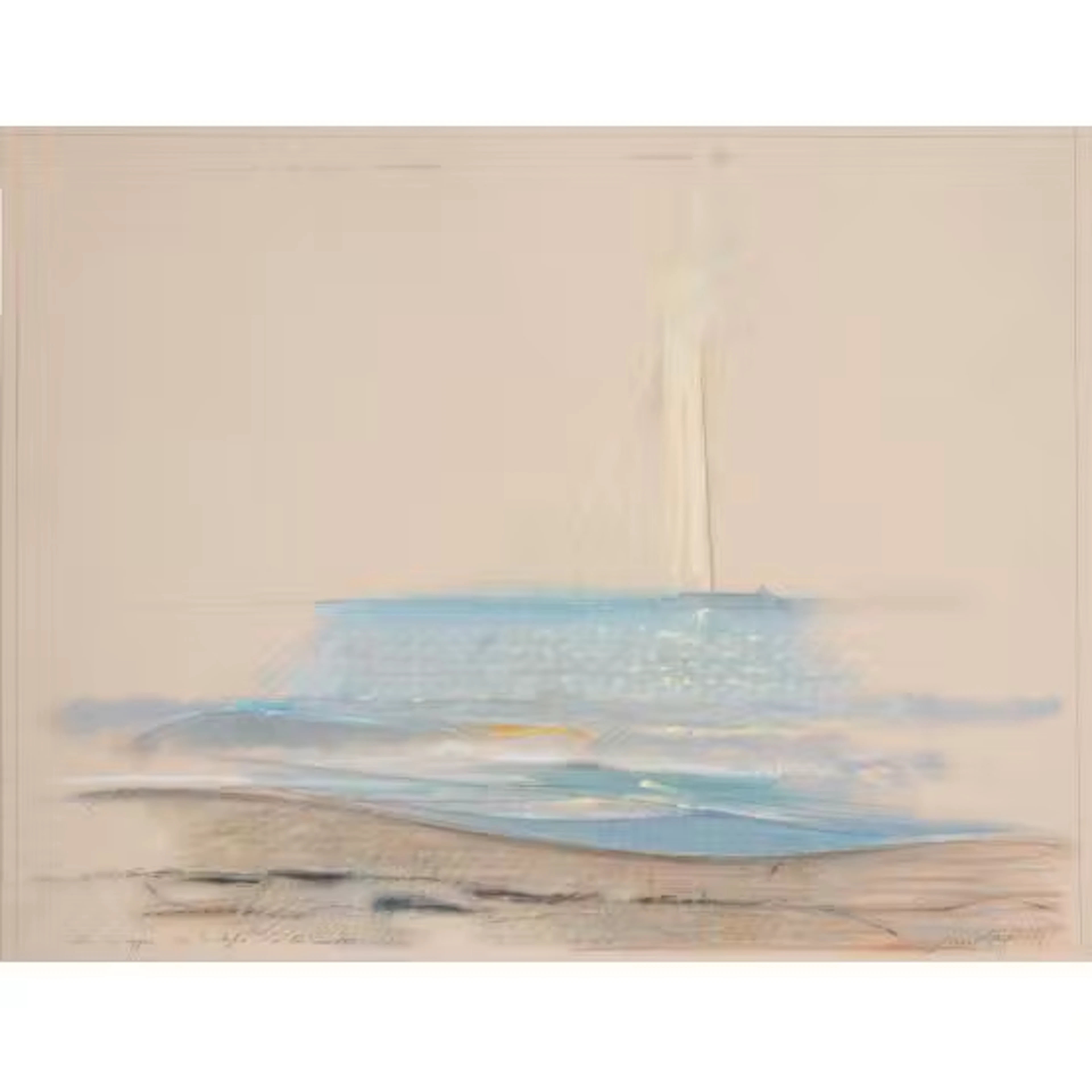 PIERO GUCCIONE, Pastello su carta