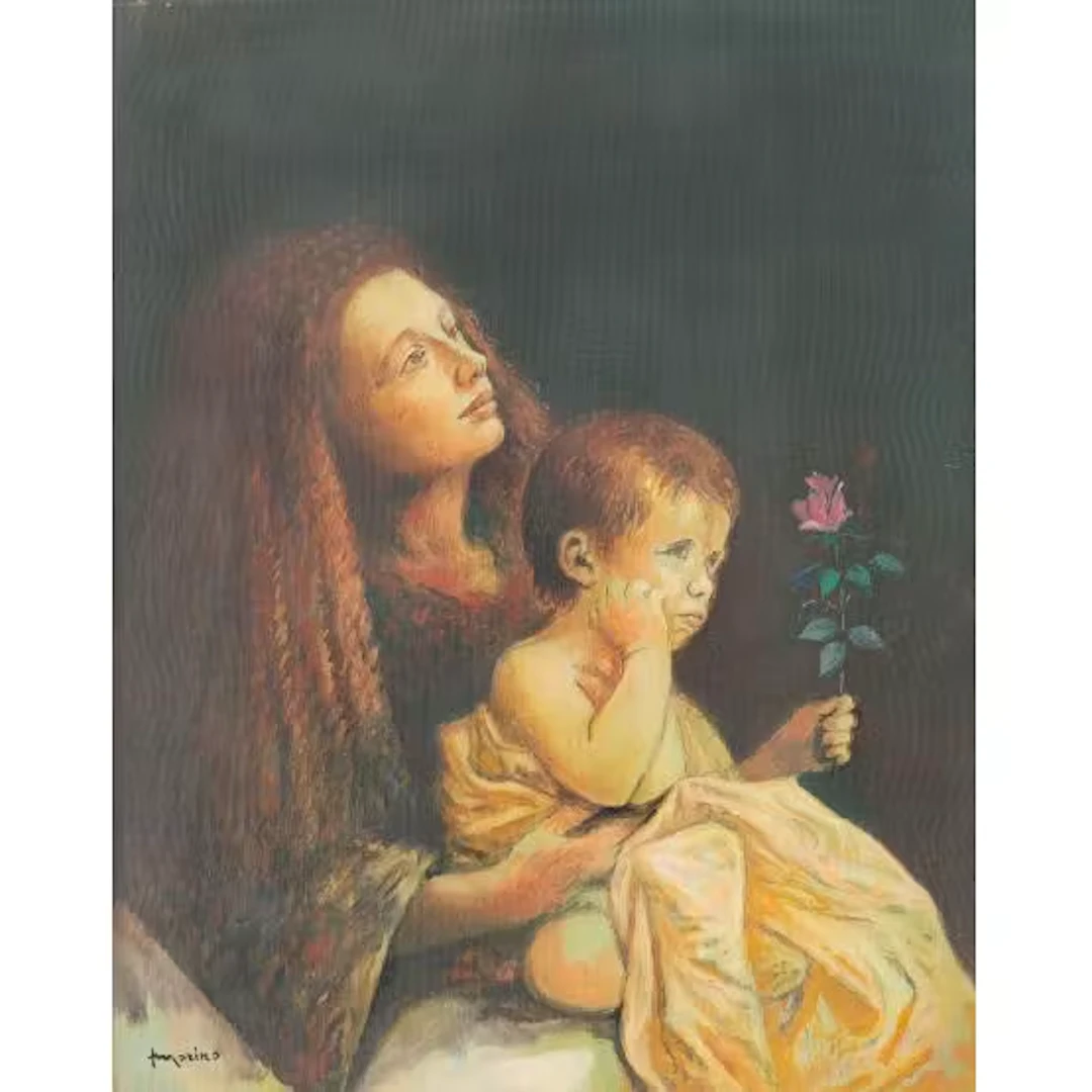FRANCESCO MARINO, Olio su tela