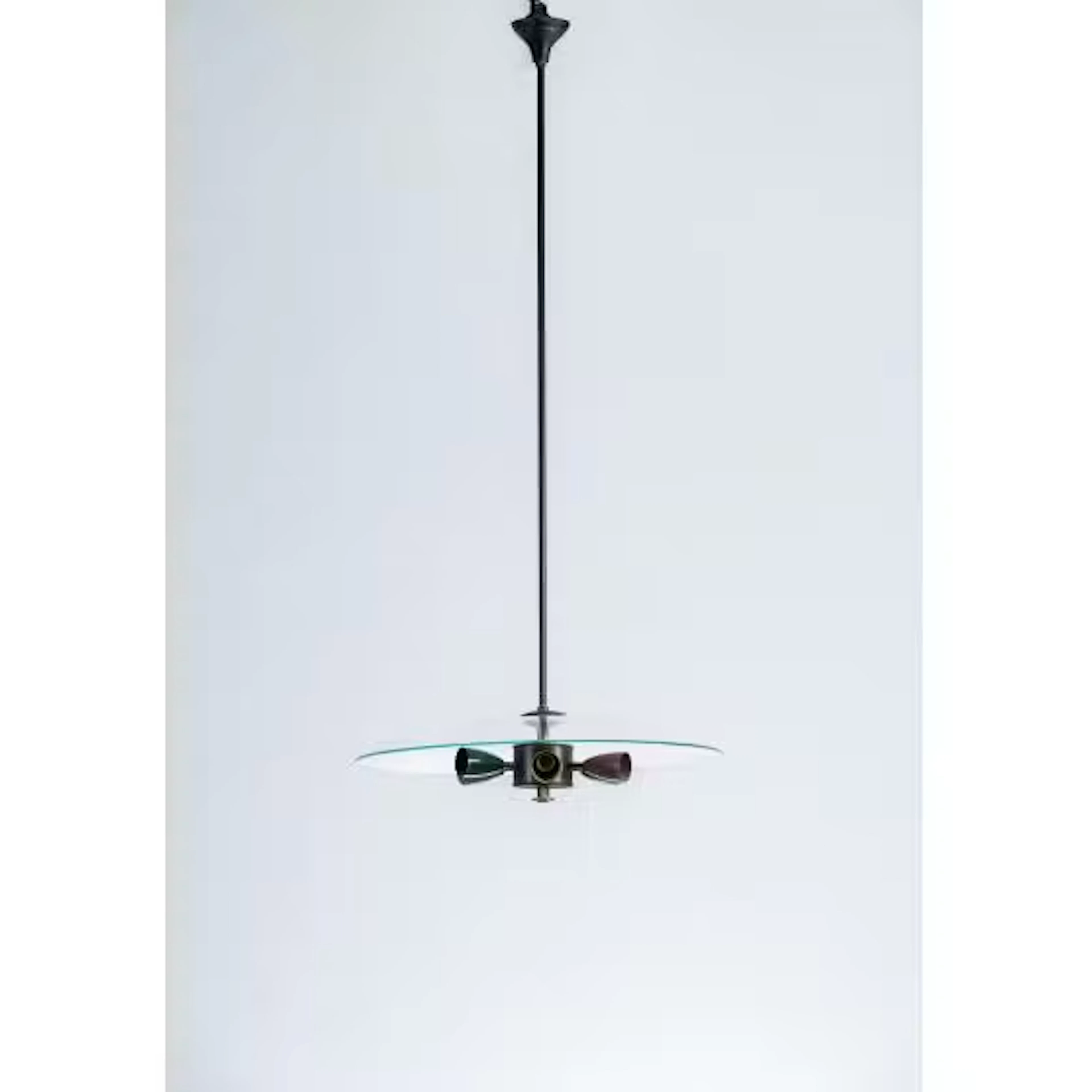 PRODUZIONE ITALIANA 1950 ca., Lampada a sospensione