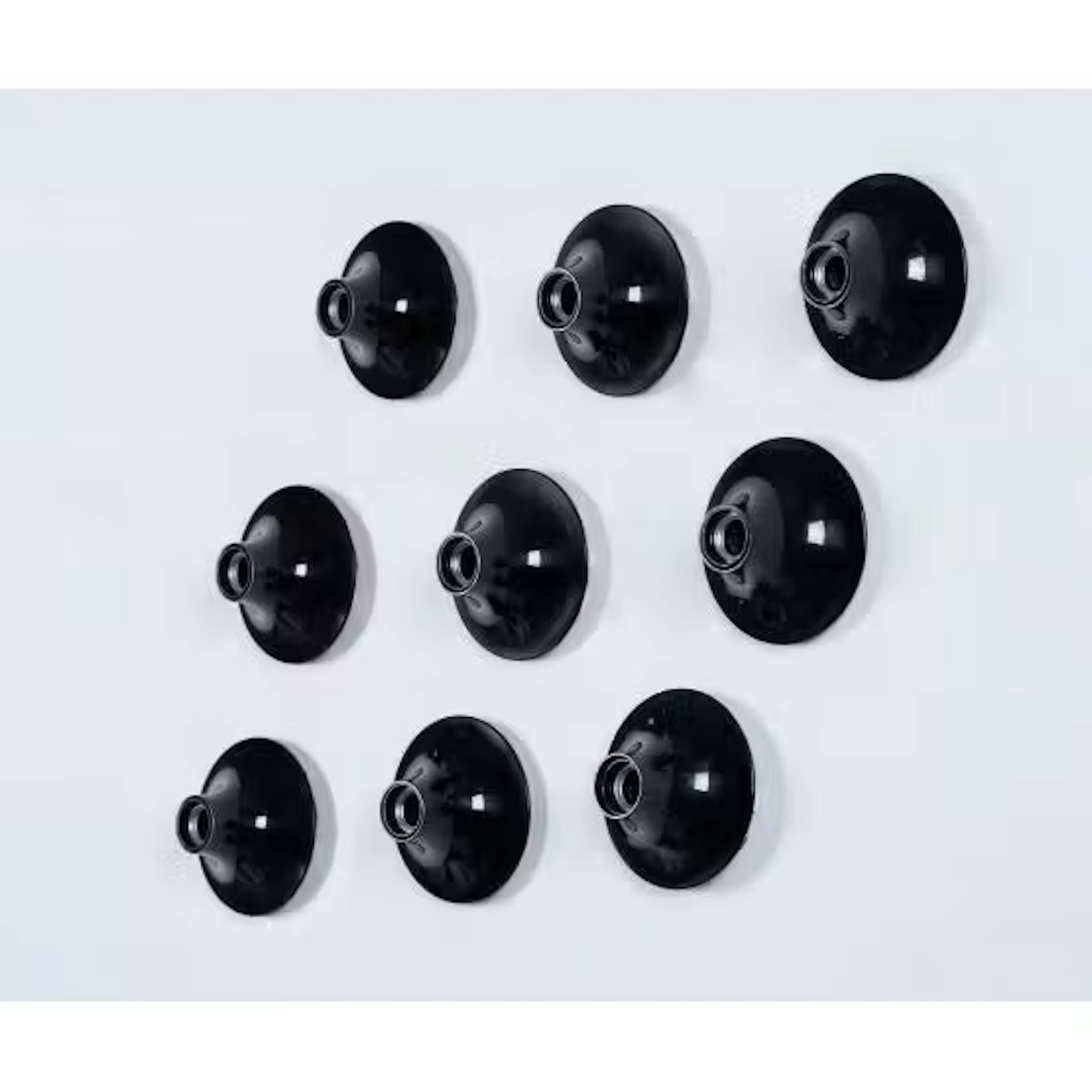 VICO MAGISTRETTI, 9 lampade da parete/soffitto modello “Teti”