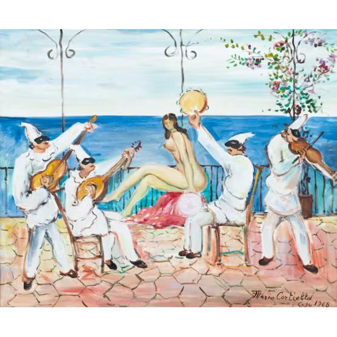 MARIO CORTIELLO, Olio su tela