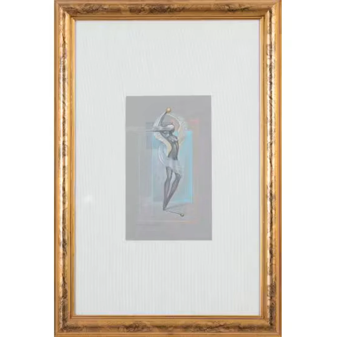AUGUSTO CONTI, Tempera su cartone