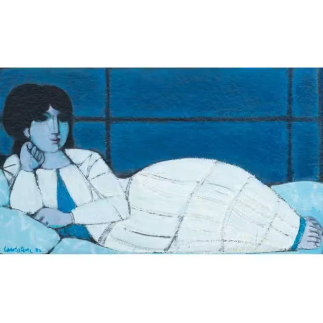 DOMENICO CANTATORE, Olio su faesite