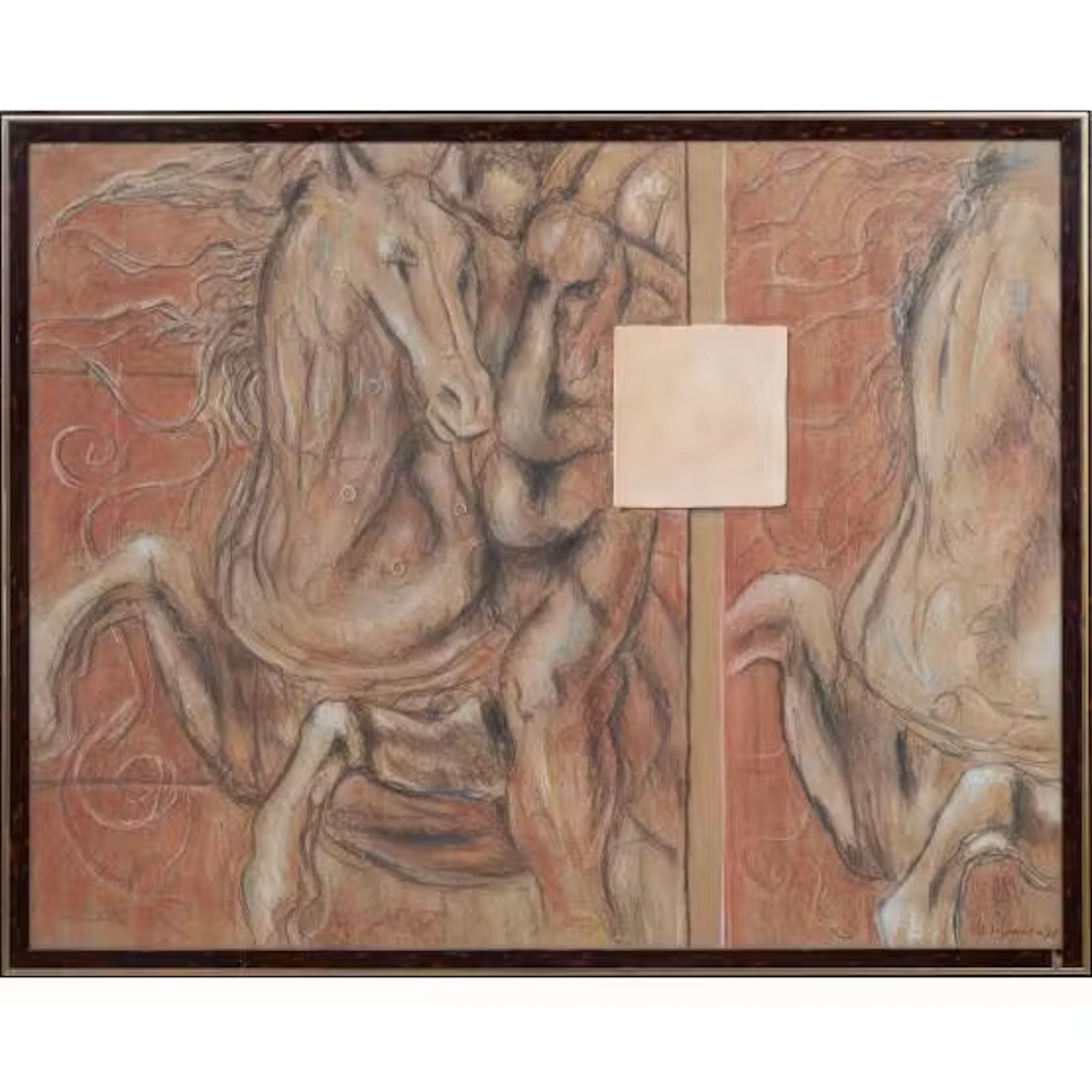 PITTORE DEL XX SECOLO, Tempera su cartone