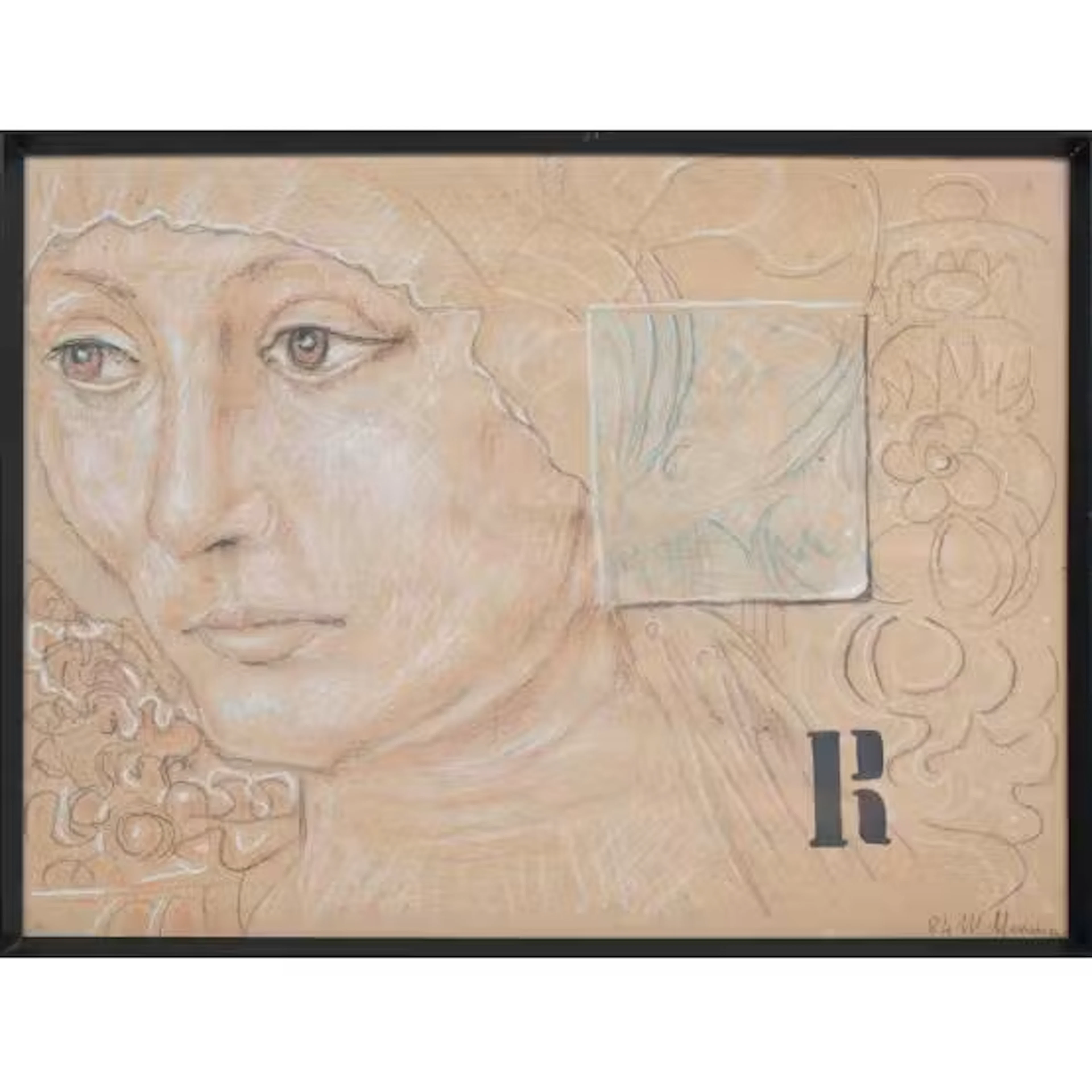 PITTORE DEL XX SECOLO, Tempera su cartone