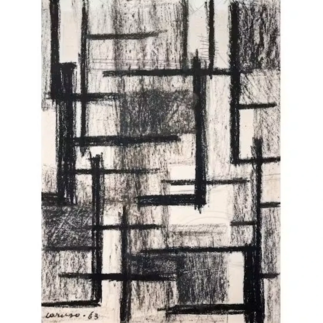 DINO CARUSO, Carboncino su carta