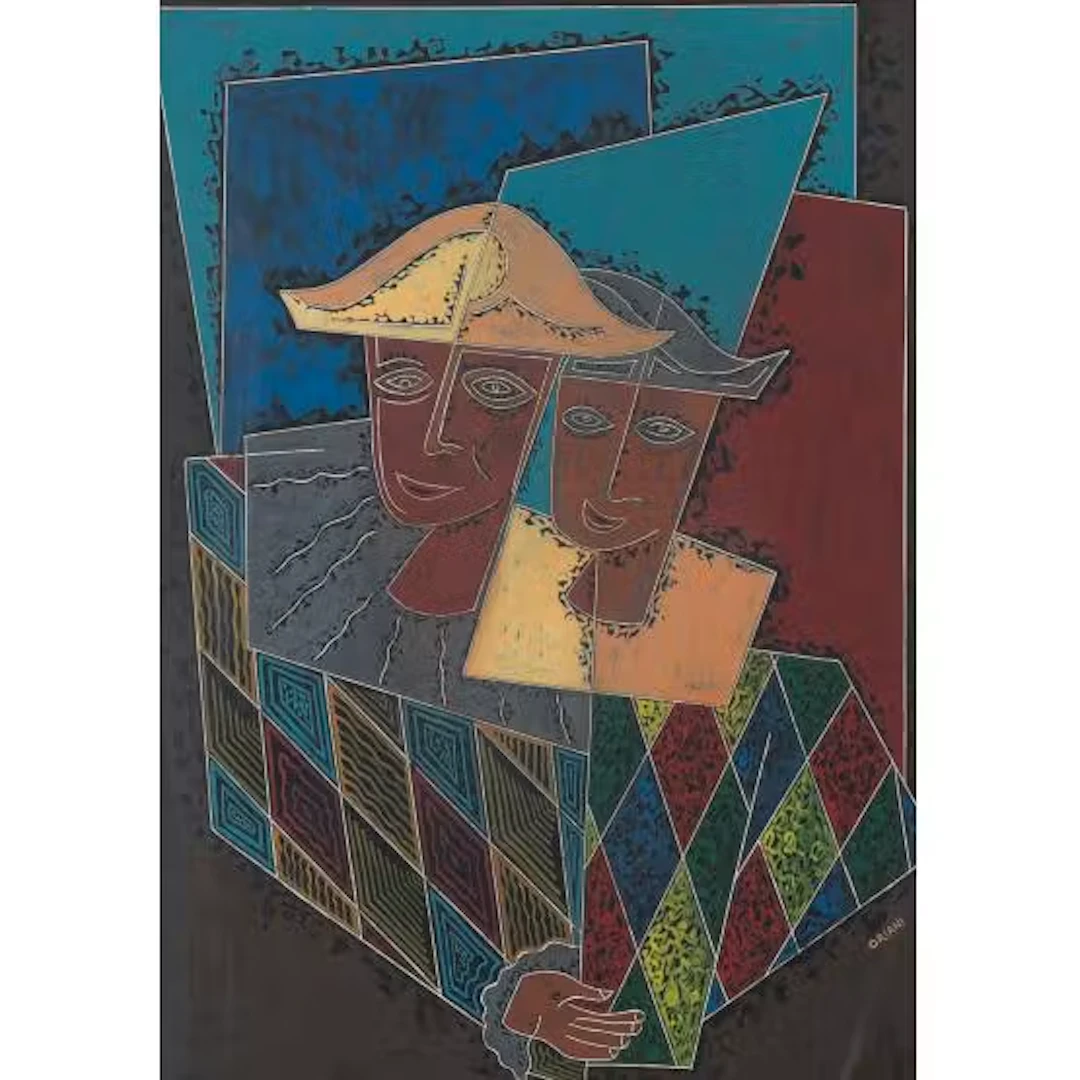 PIPPO ORIANI, Encausto