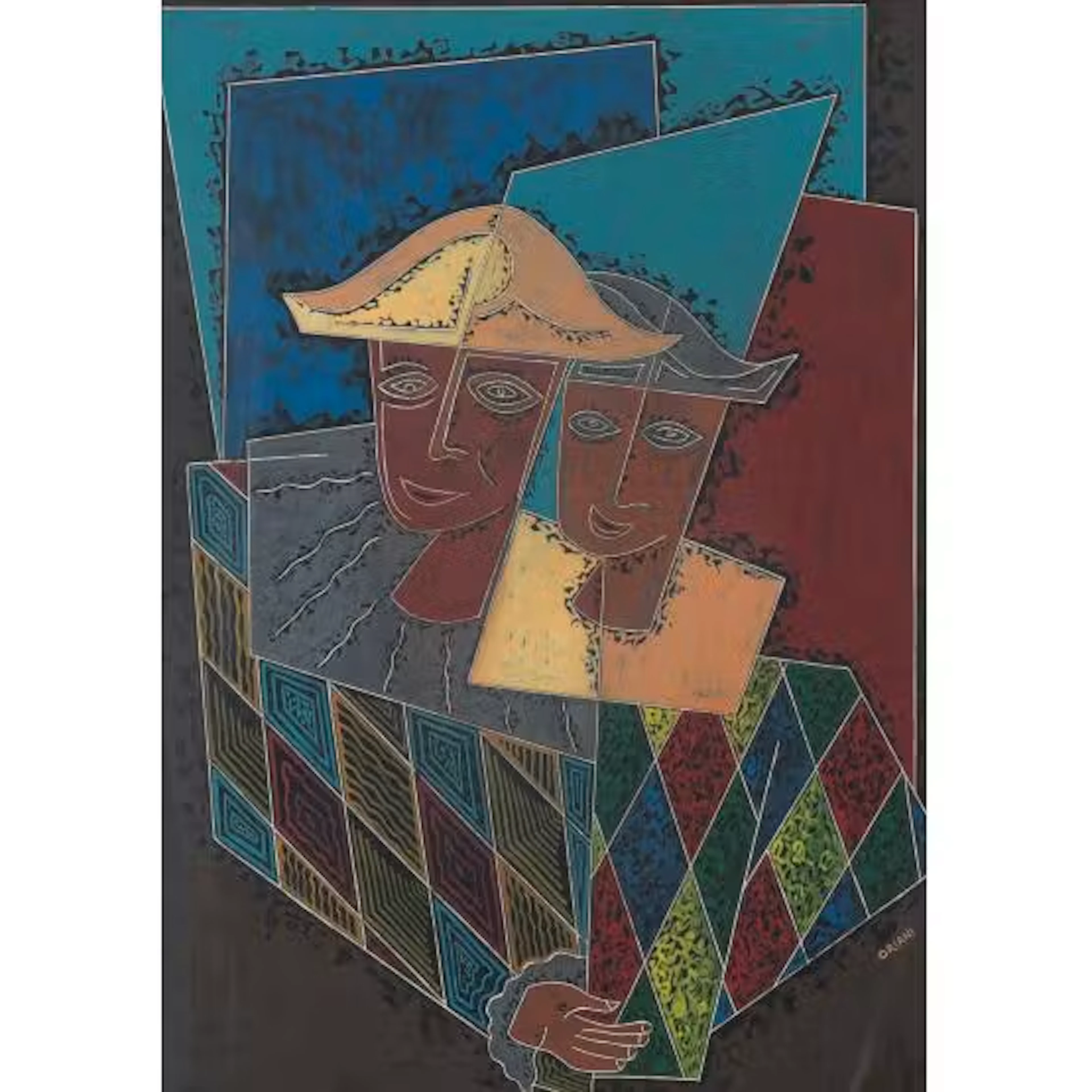PIPPO ORIANI, Encausto