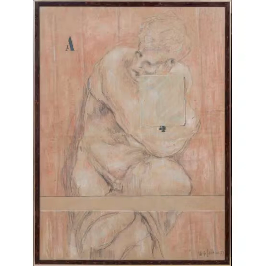 PITTORE DEL XX SECOLO, Tempera su cartone