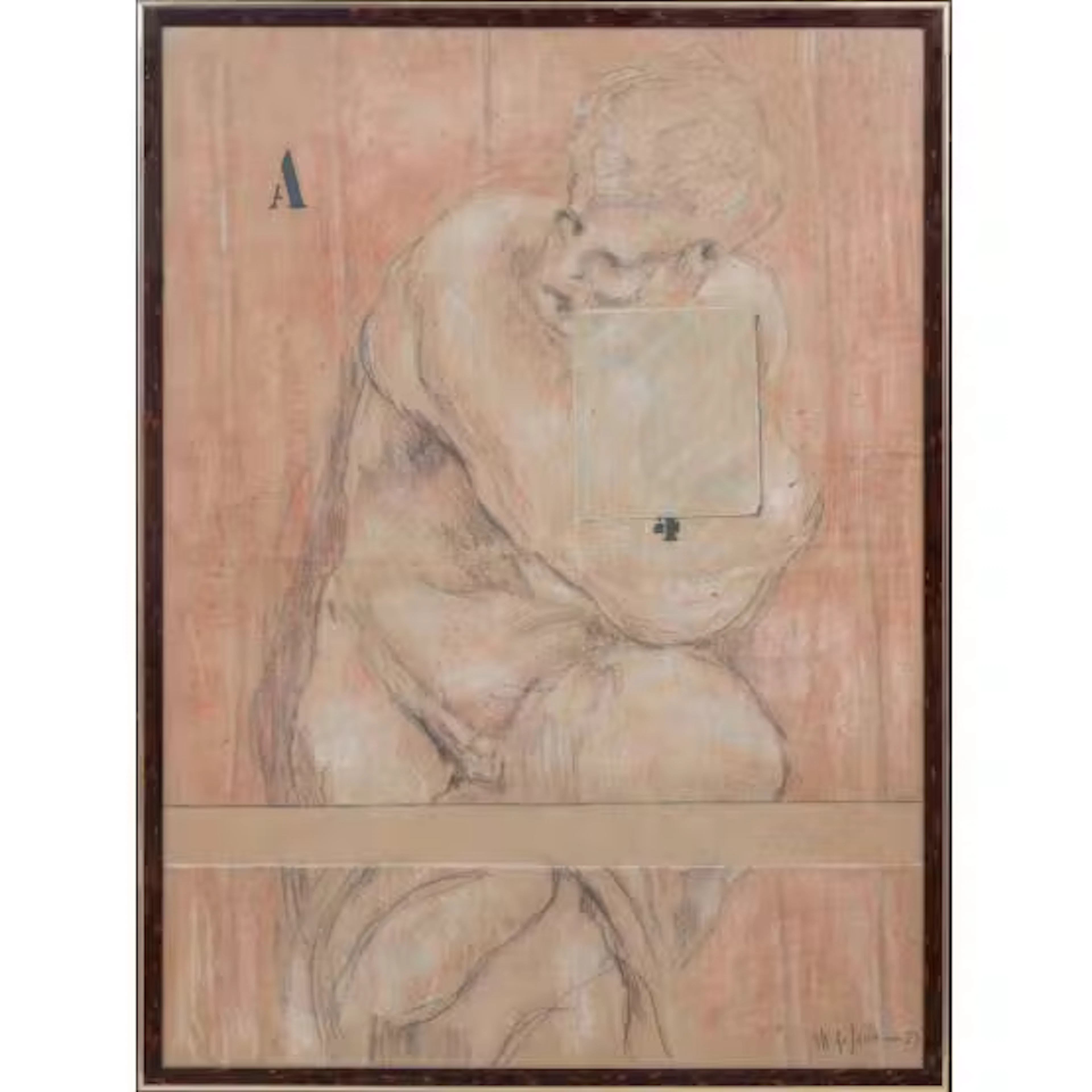 PITTORE DEL XX SECOLO, Tempera su cartone