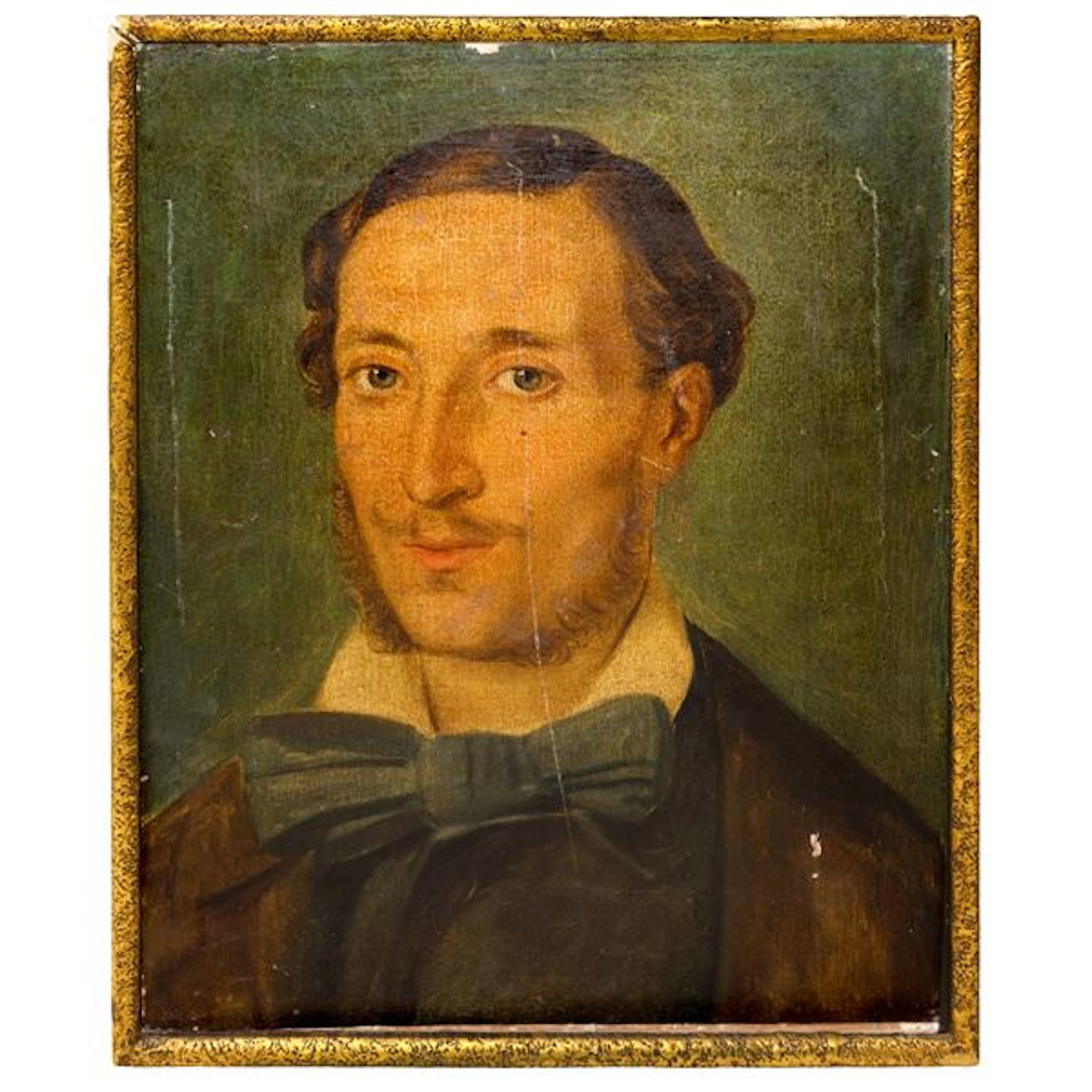 Mezzobusto di giovane uomo, XIX secolo