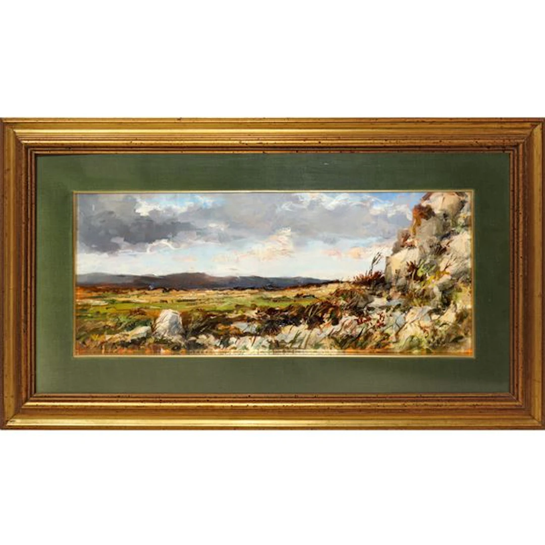 Sicilia, paesaggio a Fontane Bianche - Bruno Guaitamacchi (1931 - 2005)