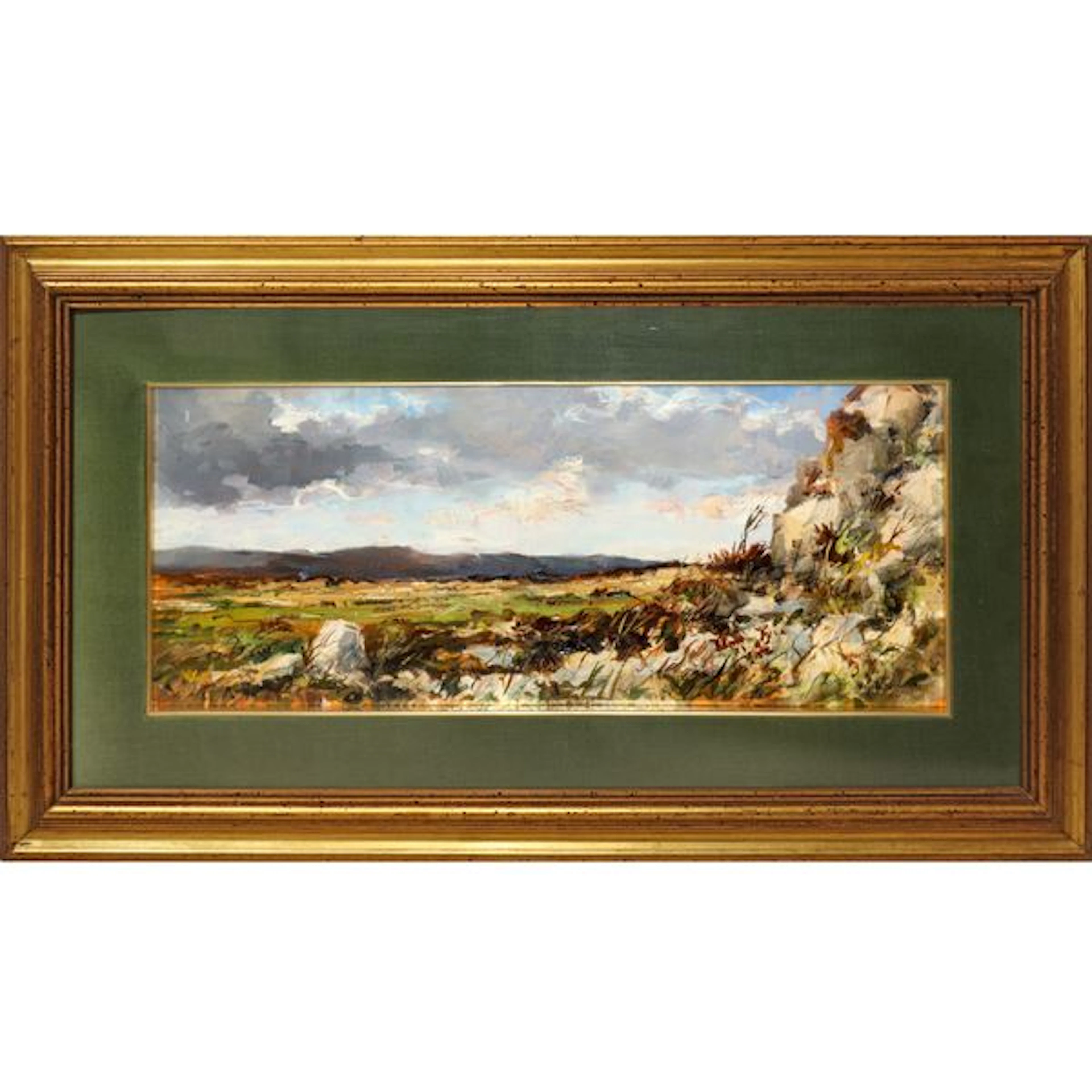 Sicilia, paesaggio a Fontane Bianche - Bruno Guaitamacchi (1931 - 2005)