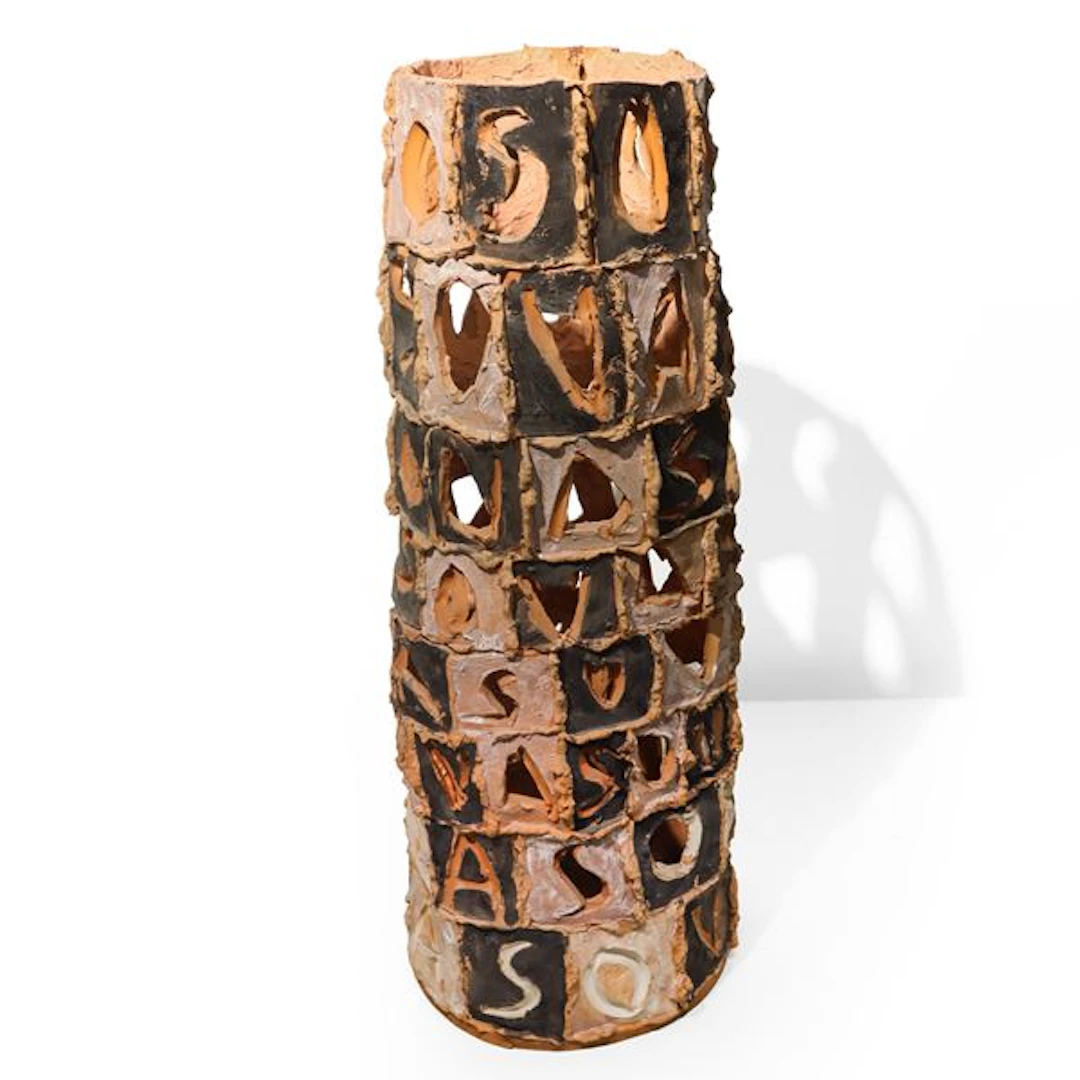 Vaso con lettere 1995 - Antonella Ravagli