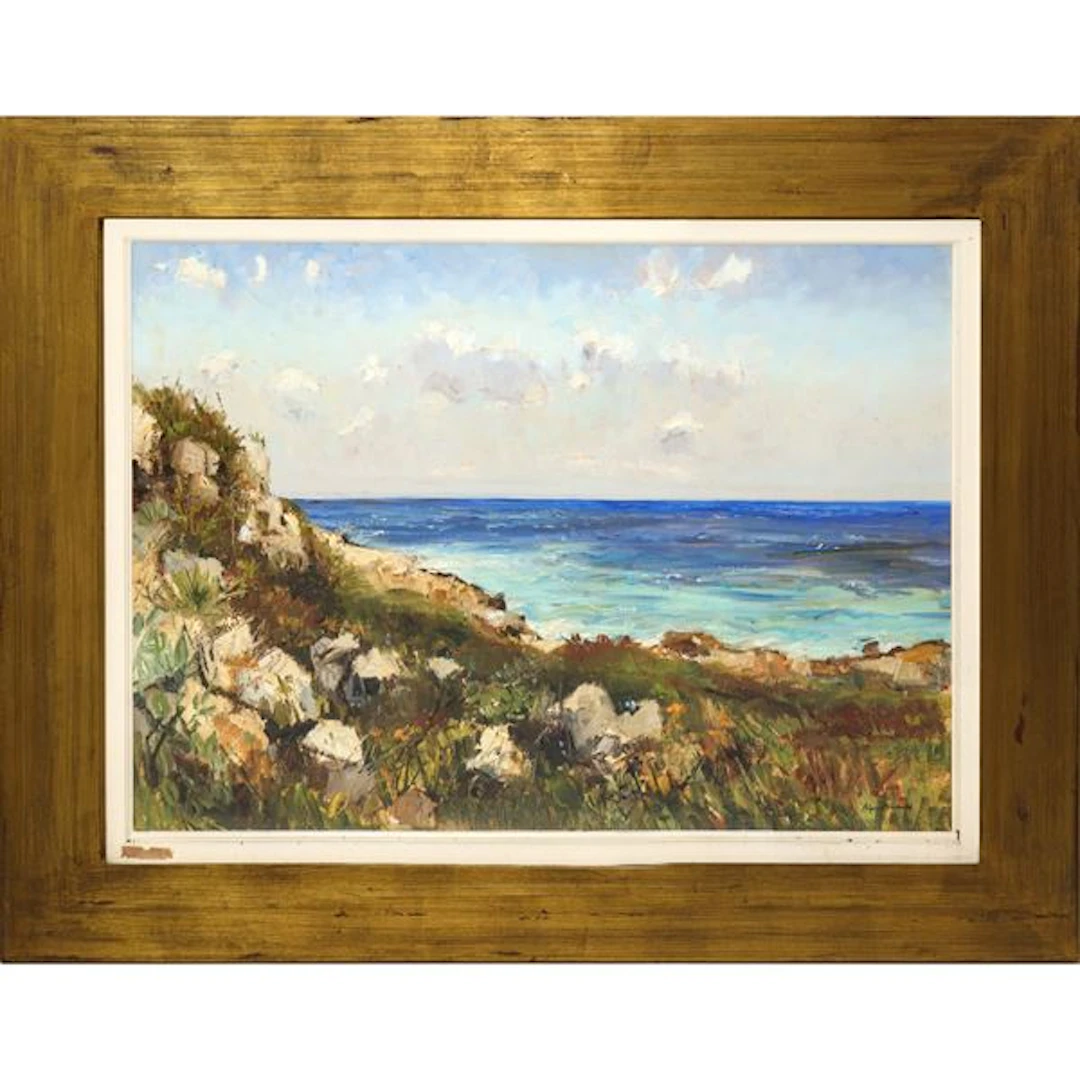 Marina siciliana - Bruno Guaitamacchi (1931 - 2005)