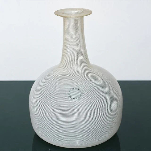 Bottiglia filigranata, '86 - Venini