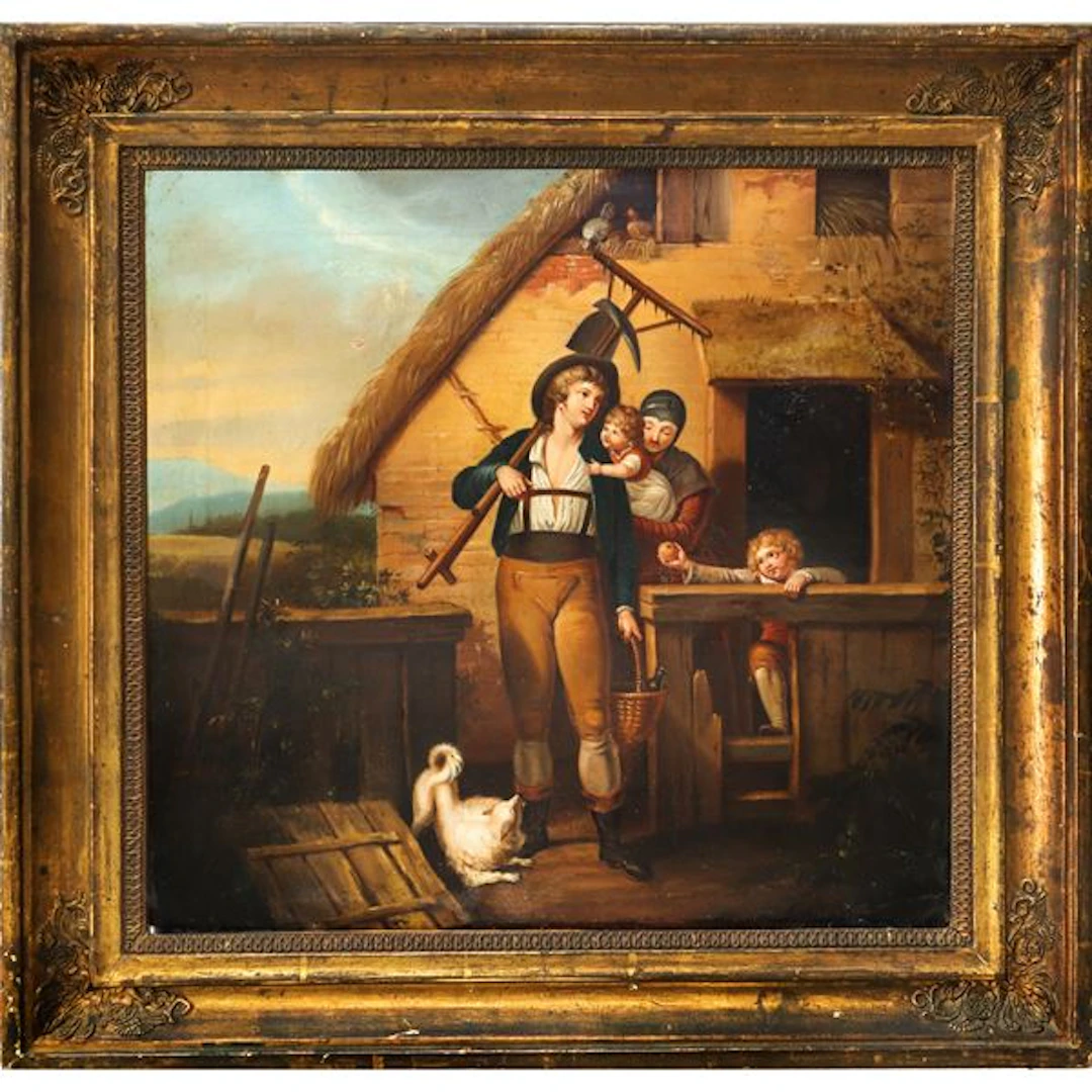 La partenza per il lavoro dei campi, XIX secolo