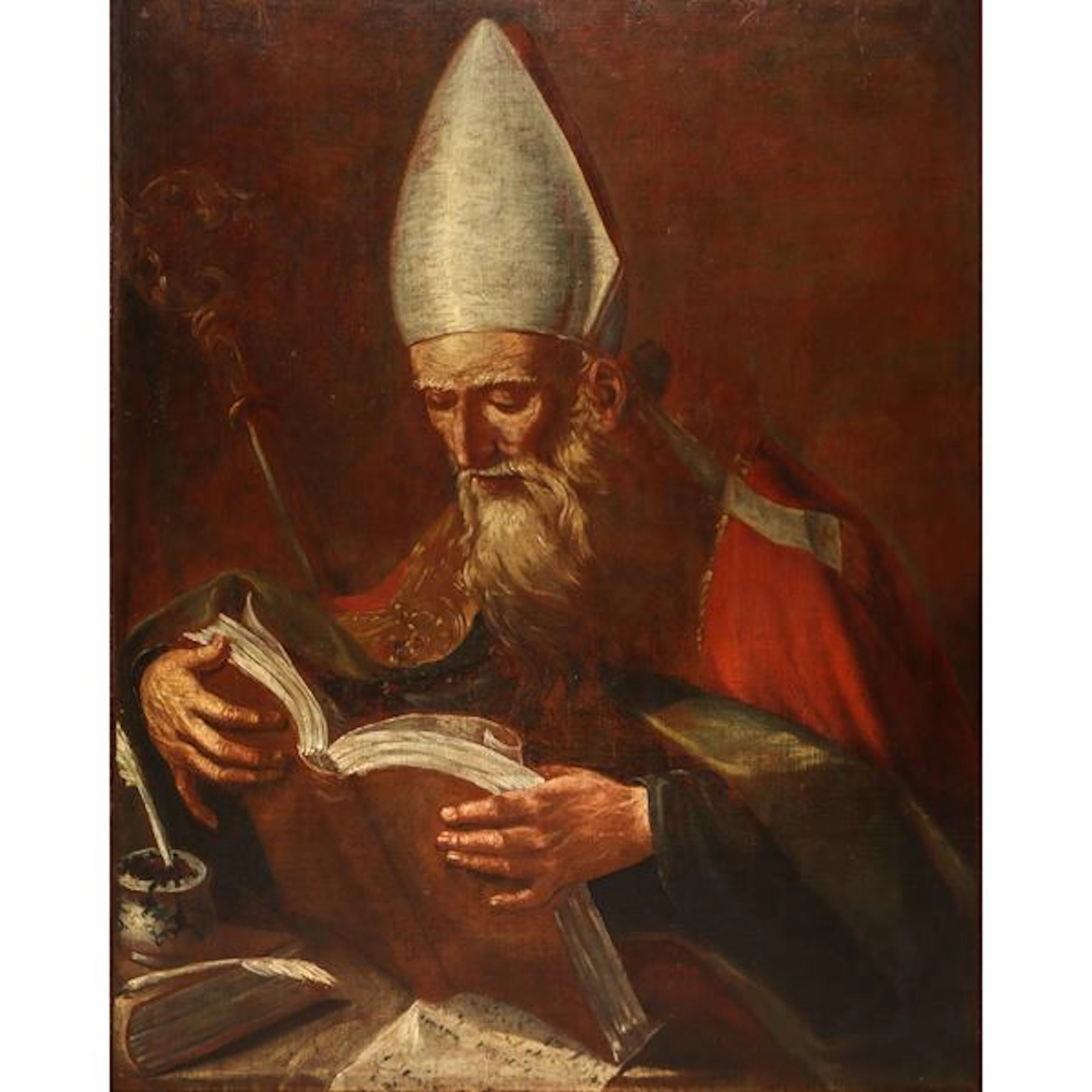 Vescovo con libro, XVII secolo