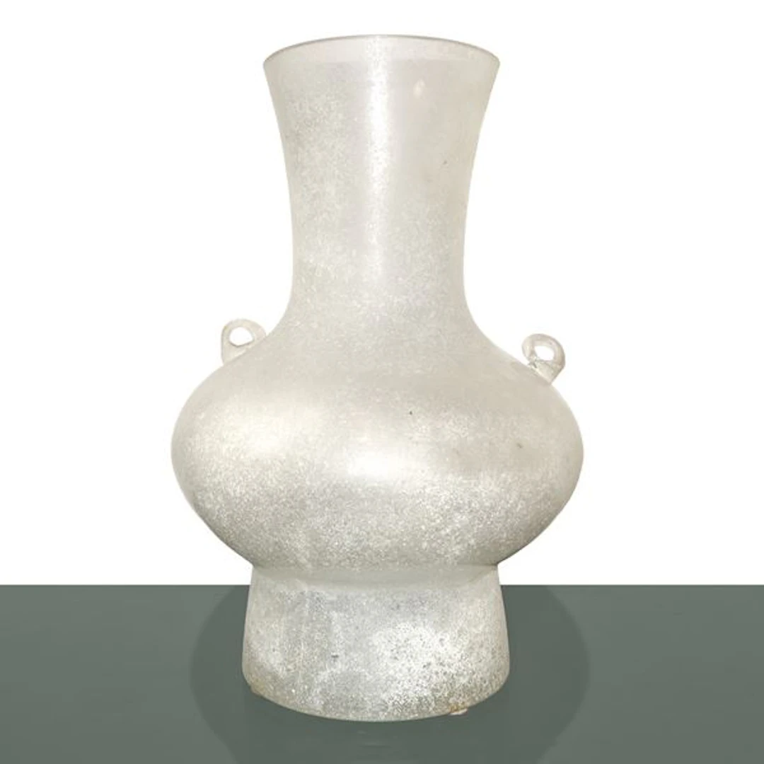 Vaso in vetro scavo manifattura Seguso - Seguso Murano © (Murano
