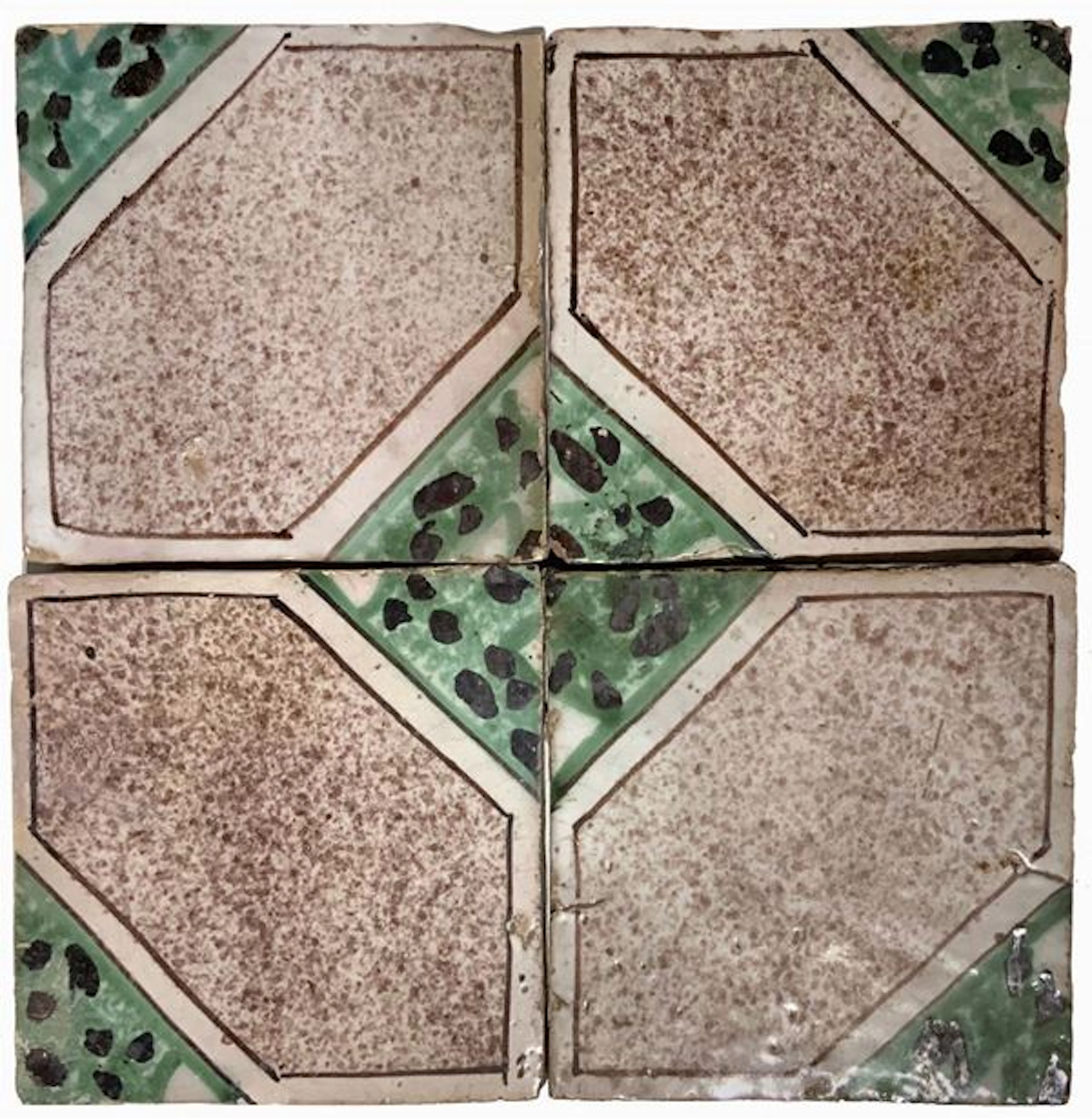 30 piastrelle in ceramica , Napoli. Inizi XX Secolo - Raffaele Prete