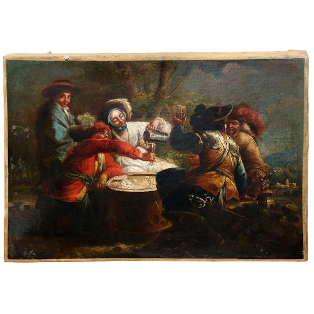 La mescitrice - François de Troy François de Troy (Tolosa , 1645 -