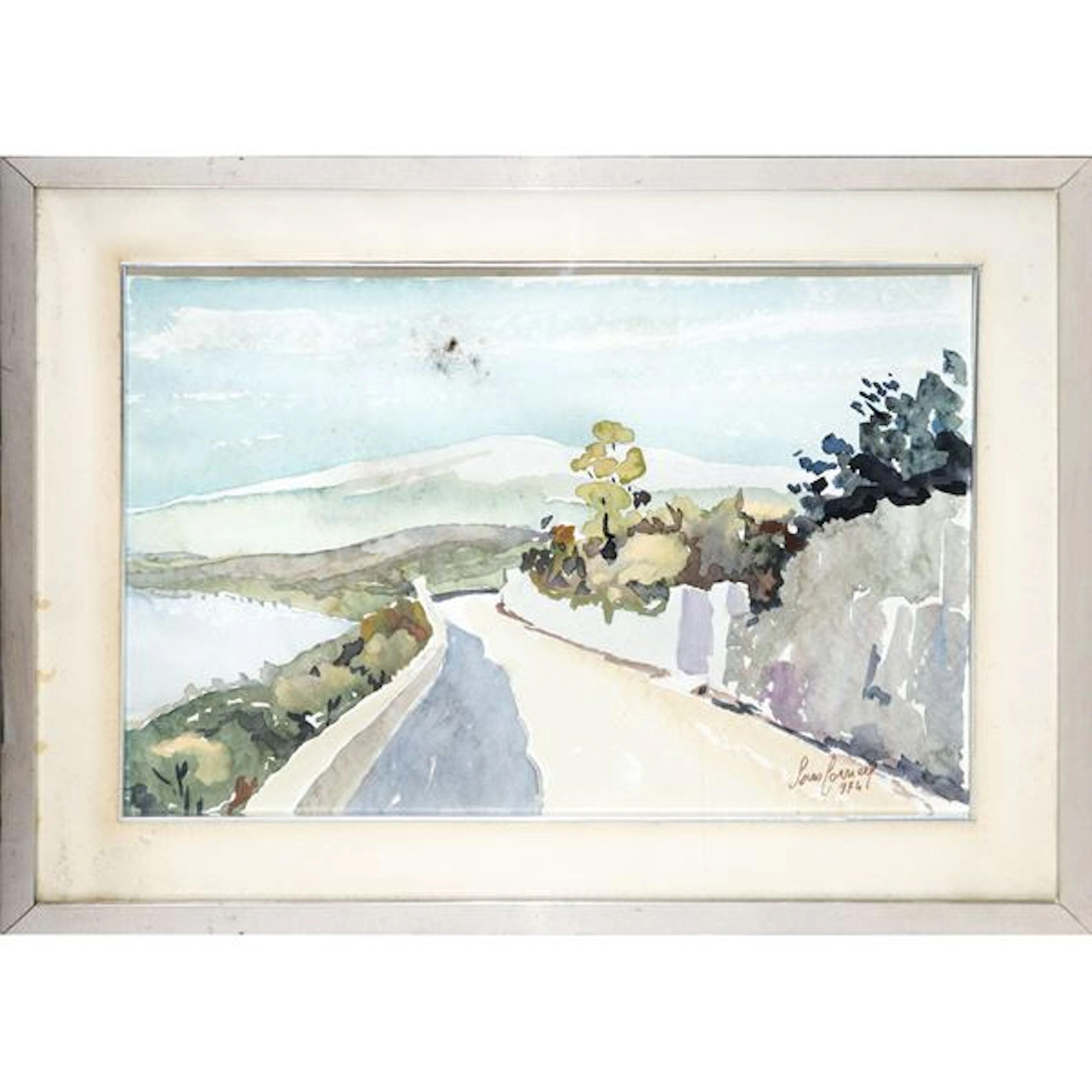L'Etna vista da Via Pirandello - Taormina, 1974