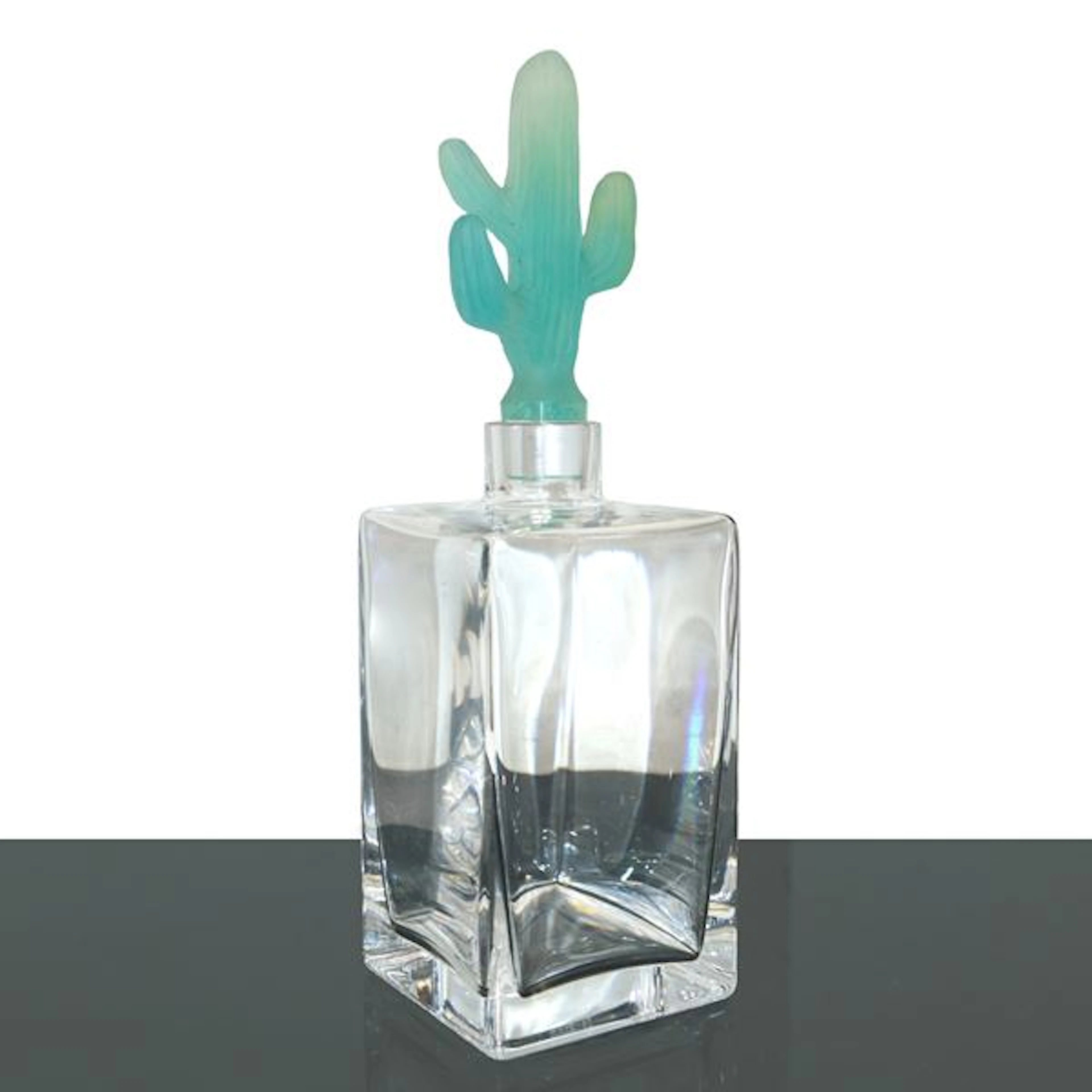 Caraffa da wisky in cristallo modello cactus - Joseph Hilton McConnico