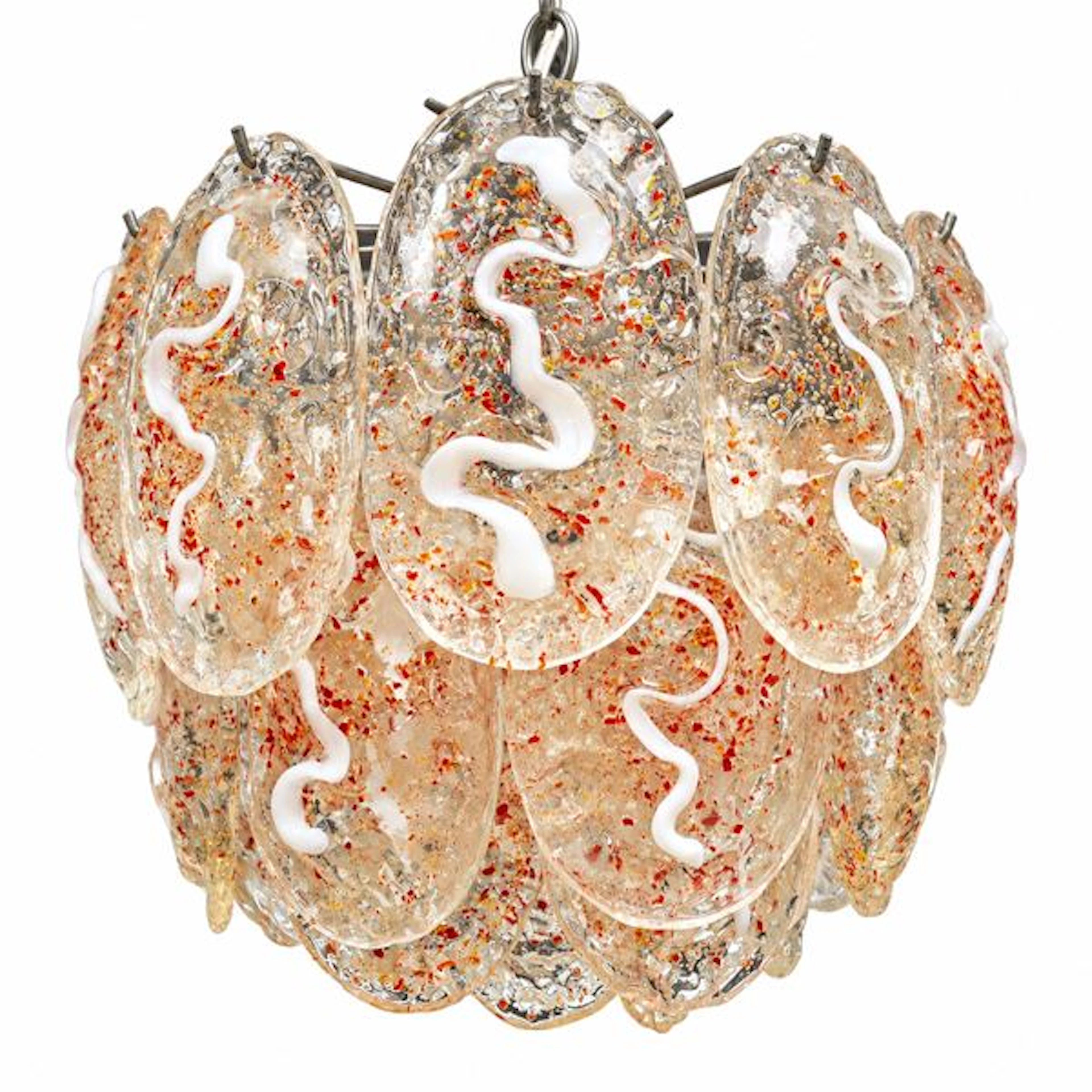 Lampadario in vetro di Murano