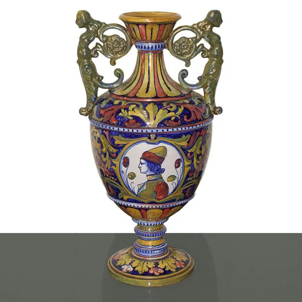 Anfora in maiolica a lustro - Robbia Gualdo Tadino © (Gualdo Tadino , 1925)