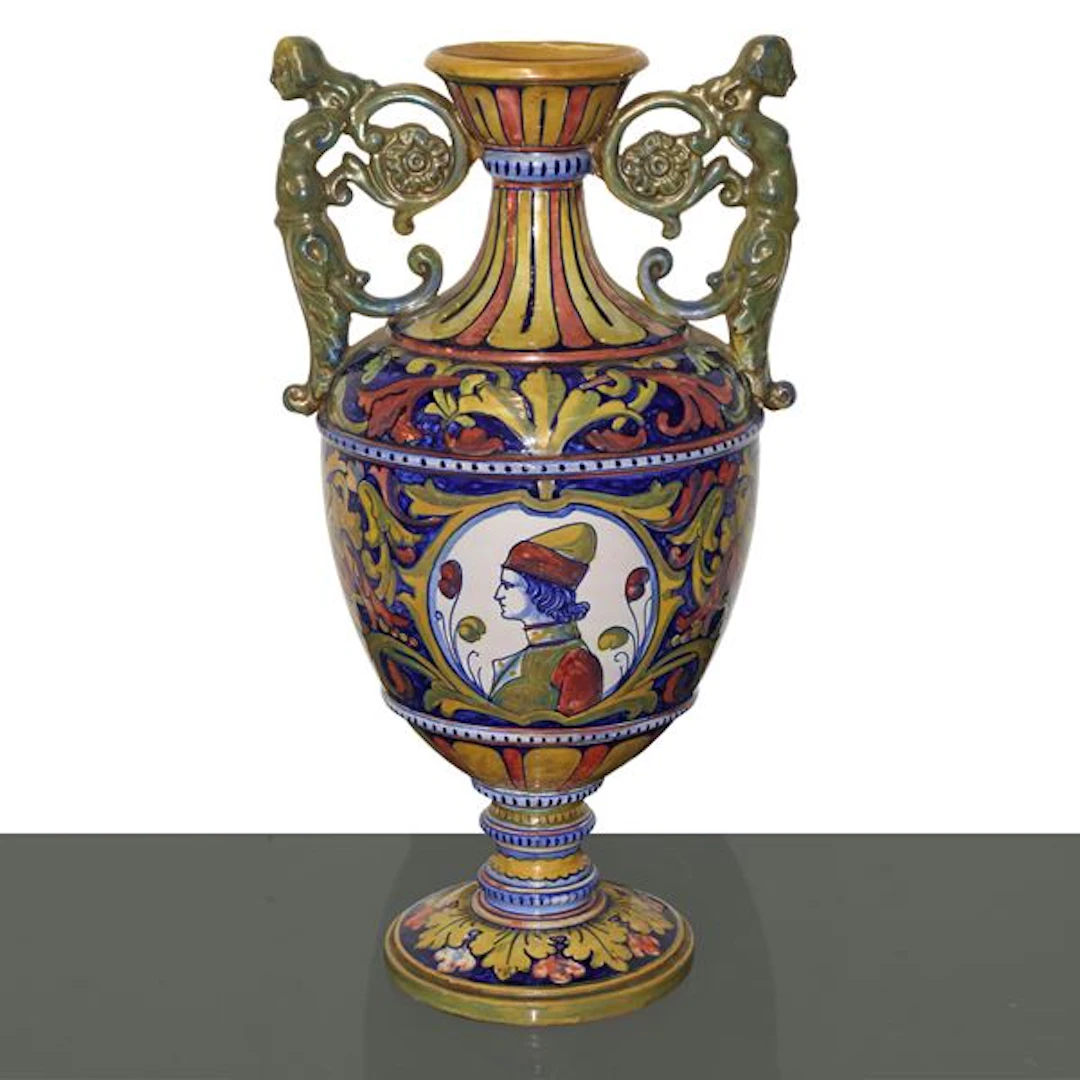 Anfora in maiolica a lustro - Robbia Gualdo Tadino © (Gualdo Tadino , 1925)