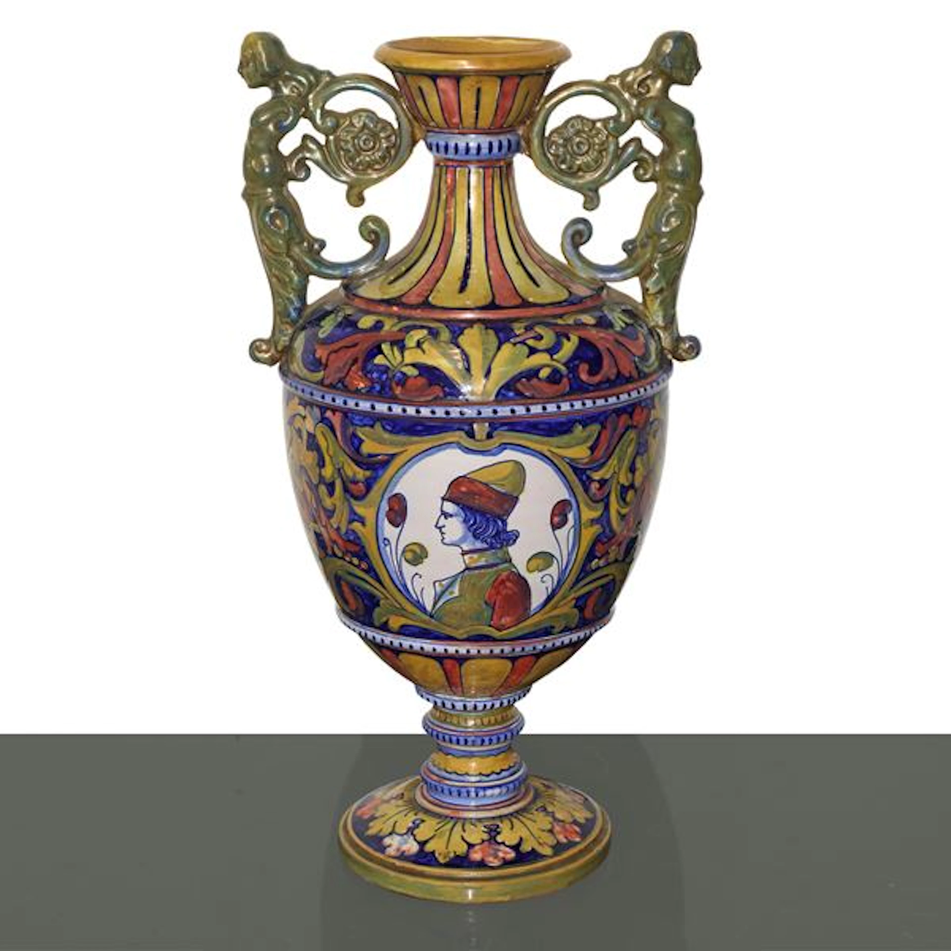 Anfora in maiolica a lustro - Robbia Gualdo Tadino © (Gualdo Tadino , 1925)
