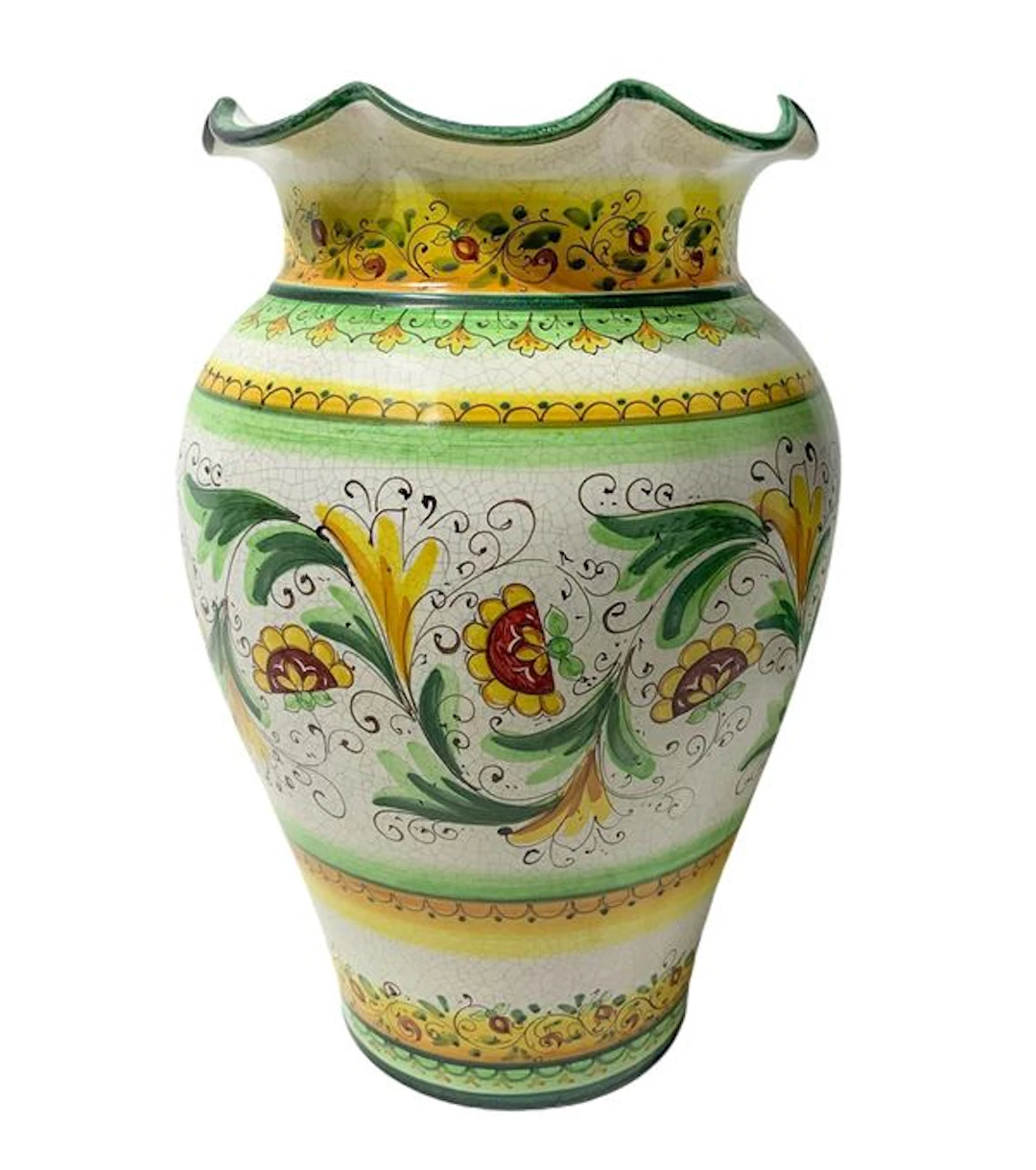 Vaso in maiolica, XX secolo