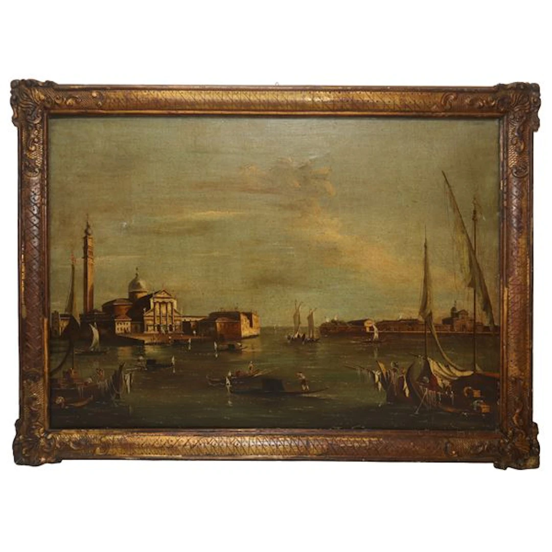 L'isola di San Giorgio Maggiore con la punta della Giudecca, Venezia