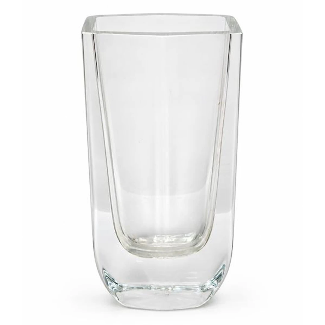 Vaso in cristallo trasparente Edenfalk - Kosta Boda © (Kosta, Sweden, 1742)