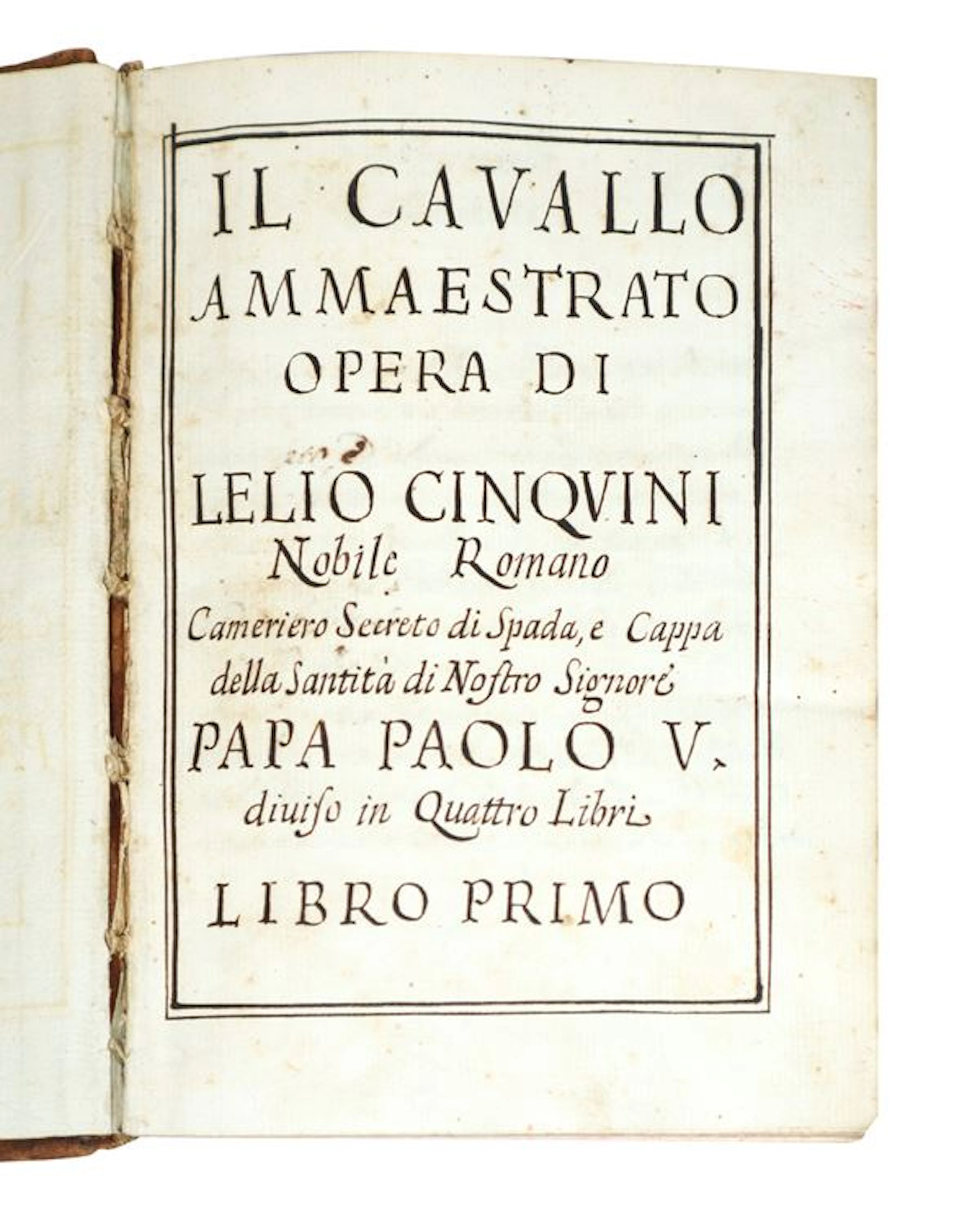 Il Cavallo Ammaestrato, 1621 ca. - Lelio Cinquini