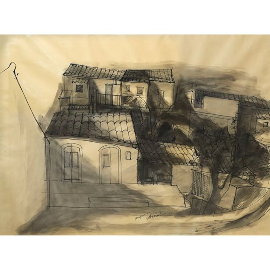 Paesaggio di San Gregorio, 1963 - Vittorio Urso